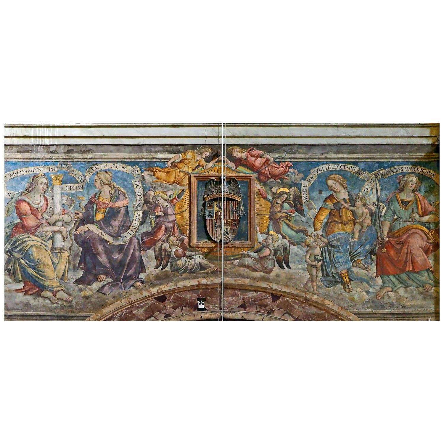  Baldassare Peruzzi. Le virt?. 1516-1524. San Pietro in Montorio, Roma