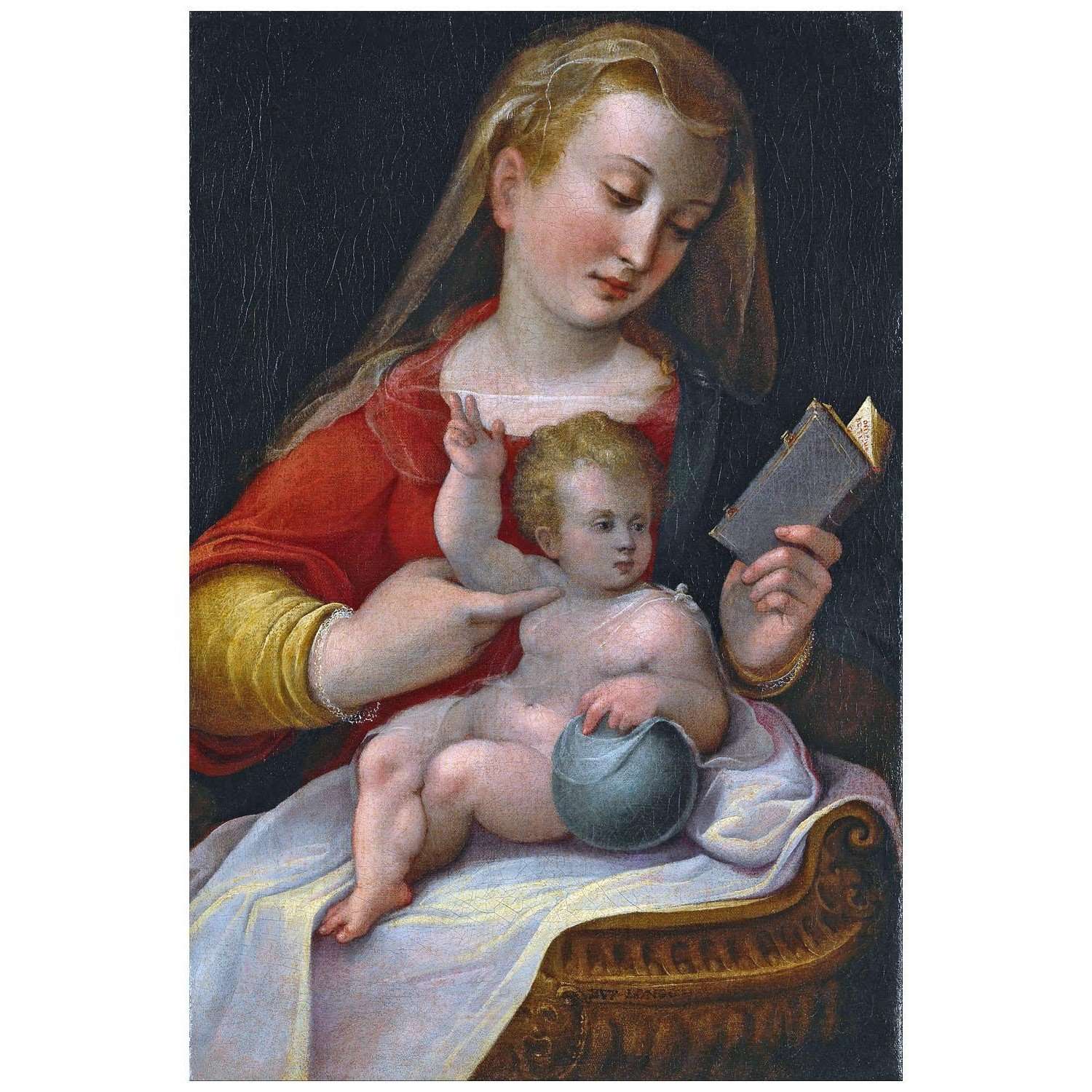 Barbara Longhi. Madonna col Bambino. 1580. Indianapolis Museum of Art