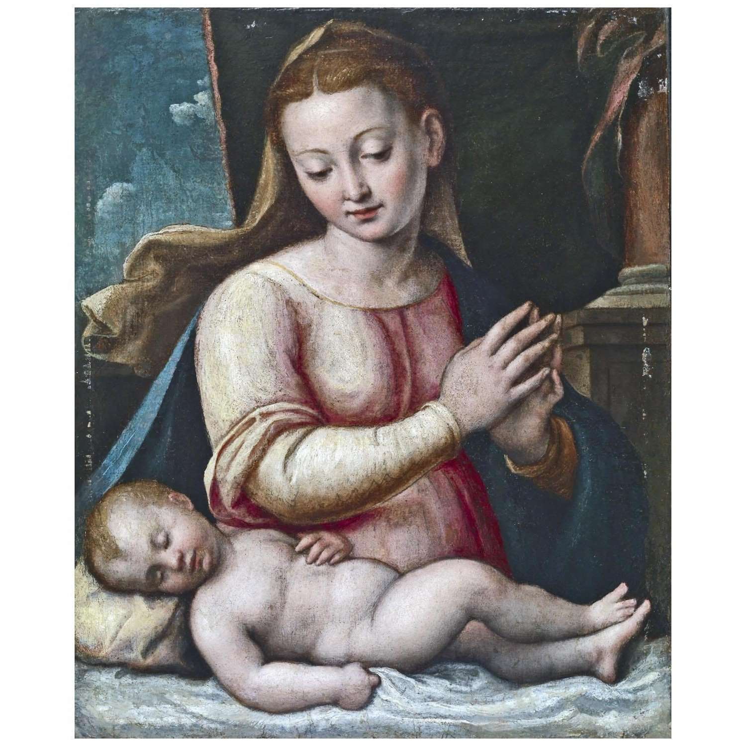 Barbara Longhi. Madonna che adora il Bambino. 1605. Walters Art Museum Baltimore