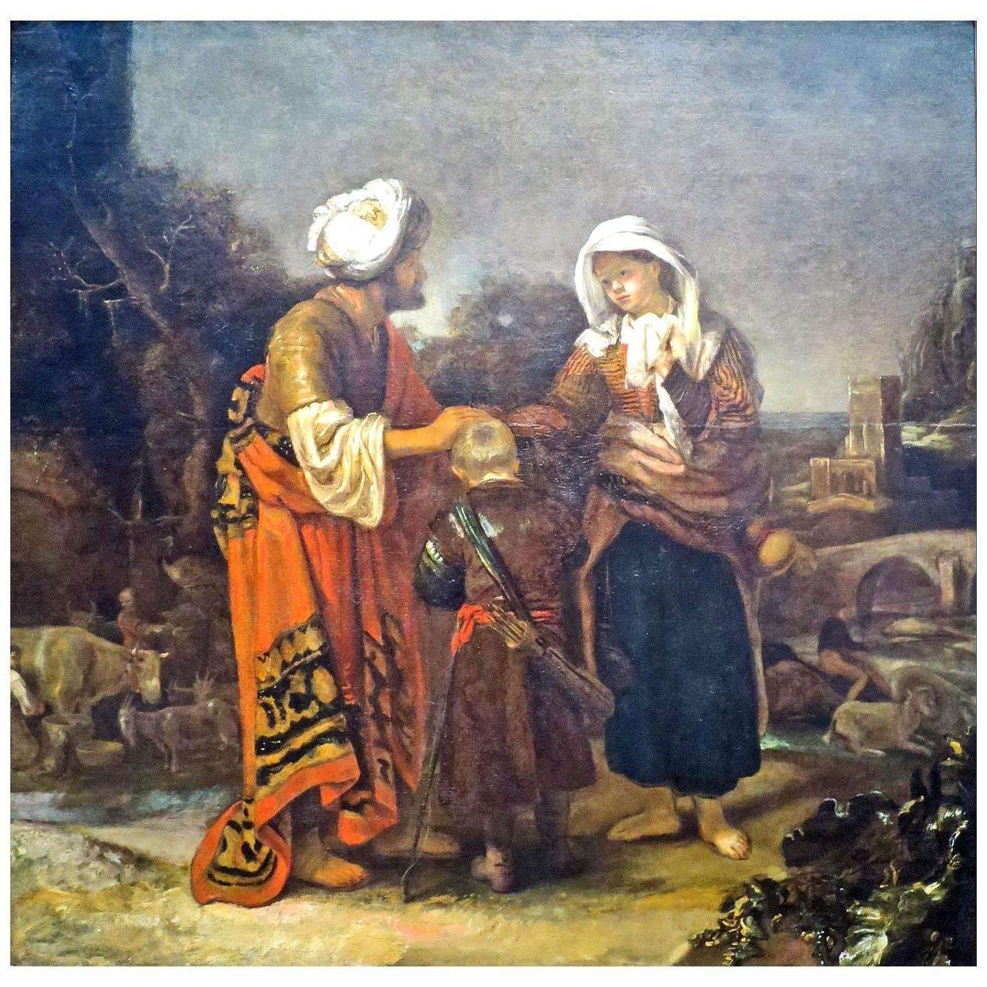  Barent Fabritius. Hagar en Isma?l verlaten Abraham. 1657. FAMSF San Francisco