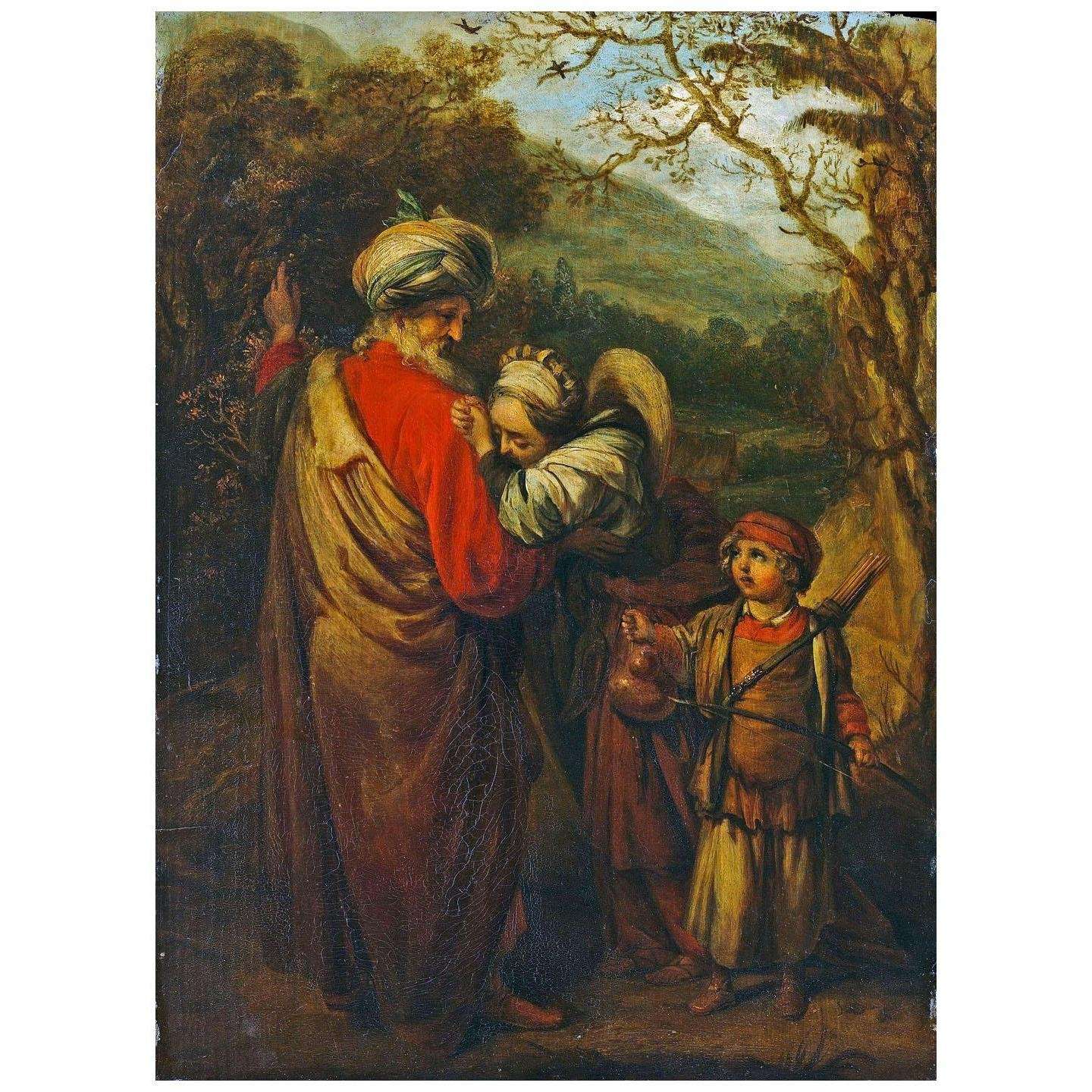  Barent Fabritius. Abraham ontslaat Hagar en Isma?l. 1658. Metropolitan Museum New York