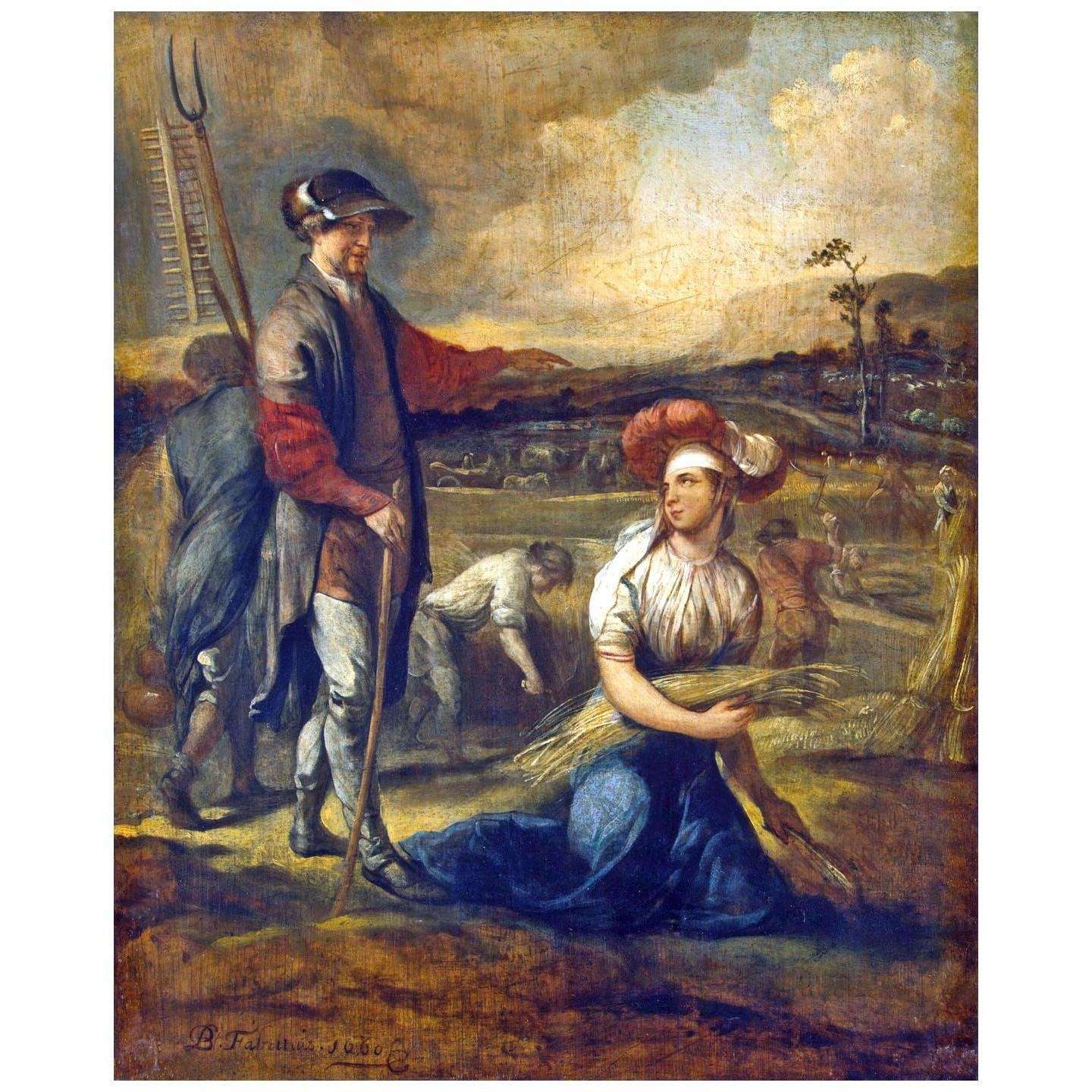  Barent Fabritius. Ruth en Boaz. 1660. Hermitage Museum
