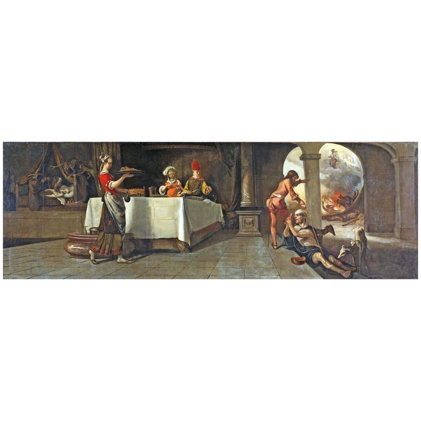  Barent Fabritius. De rijke man en de arme Lazarus. 1661. Rijksmuseum Amsterdam