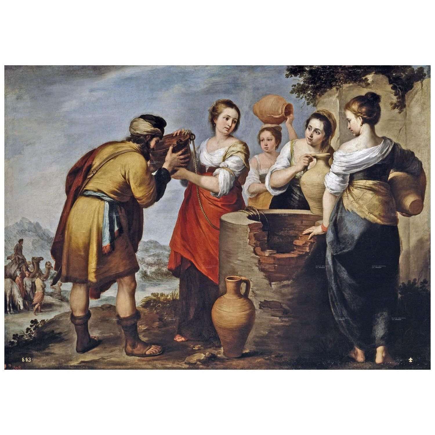  Bartolome Esteban Murillo. Rebeca y Eliezer. 1660. Museo del Prado