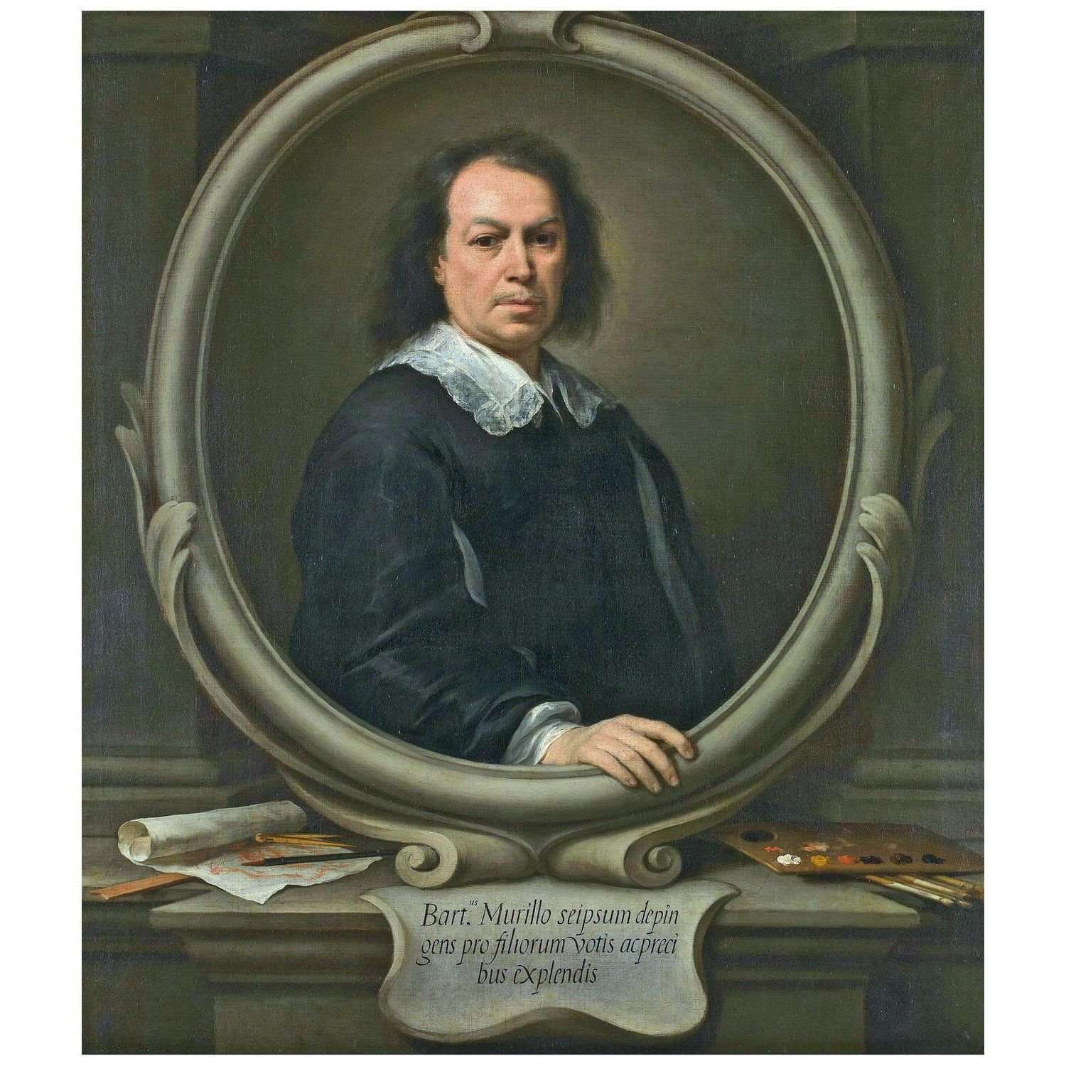   Bartolome Esteban Murillo. Autorretrato. 1668. National Gallery London