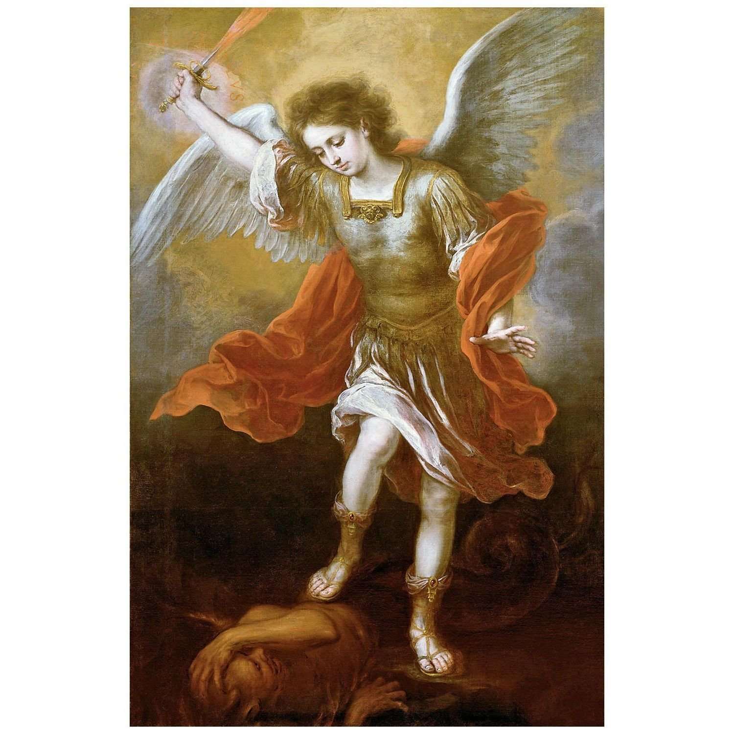   Bartolome Esteban Murillo. Arc?ngel Miguel. 1668. KHM Wien