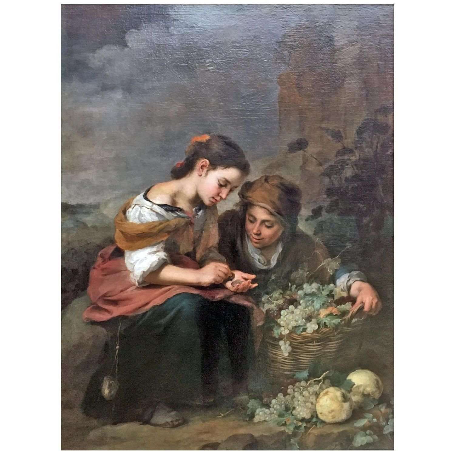   Bartolome Esteban Murillo. Vendedores de fruta. 1670. Alte Pinakothek Munchen