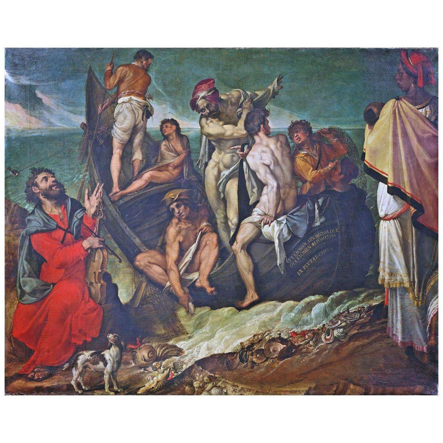  Bartolomeo Passarotti. Lenigma di Omero. 1570. Galleria degli Uffizi