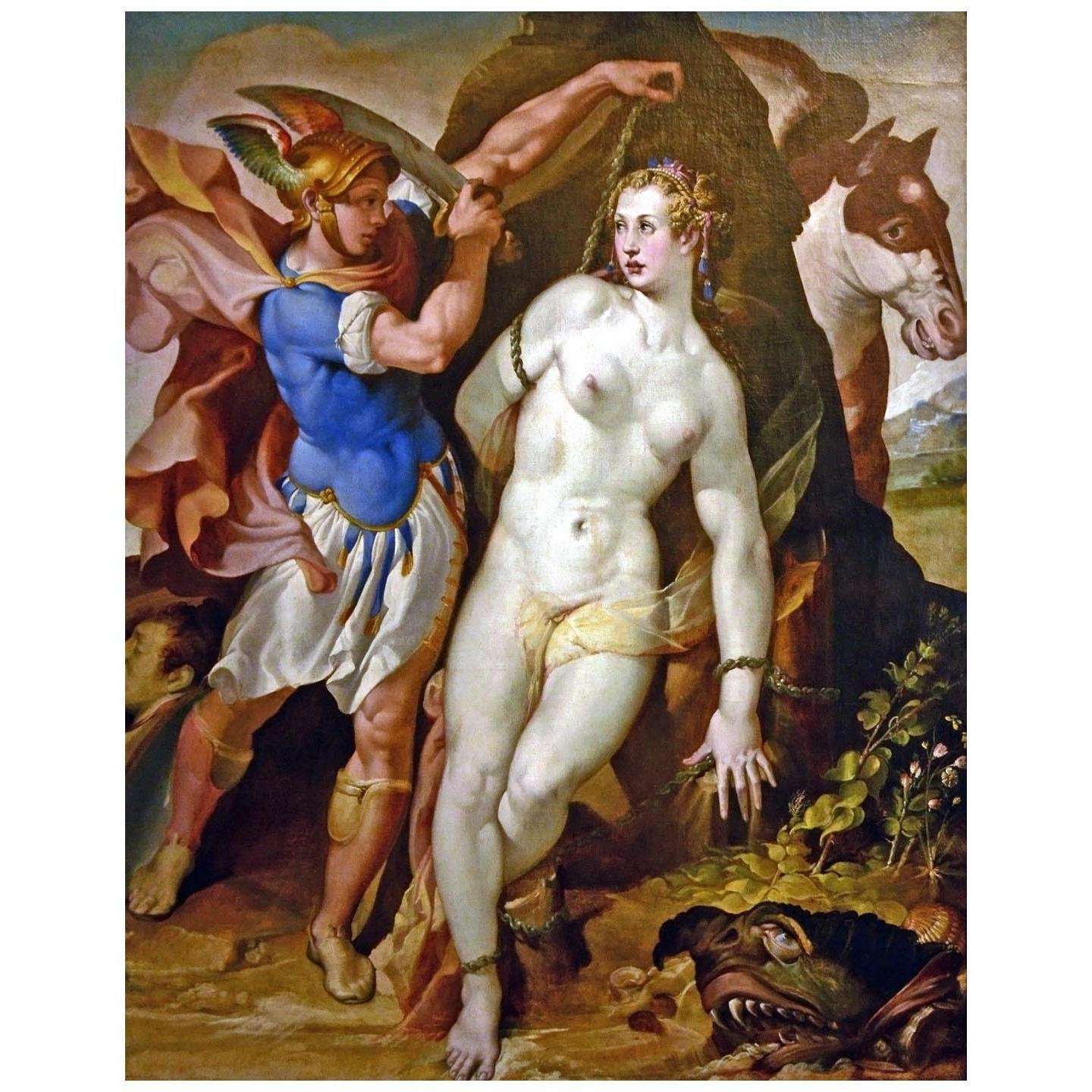  Bartolomeo Passarotti. Perseo libera Andromeda. 1572. Galleria Sabauda Torino