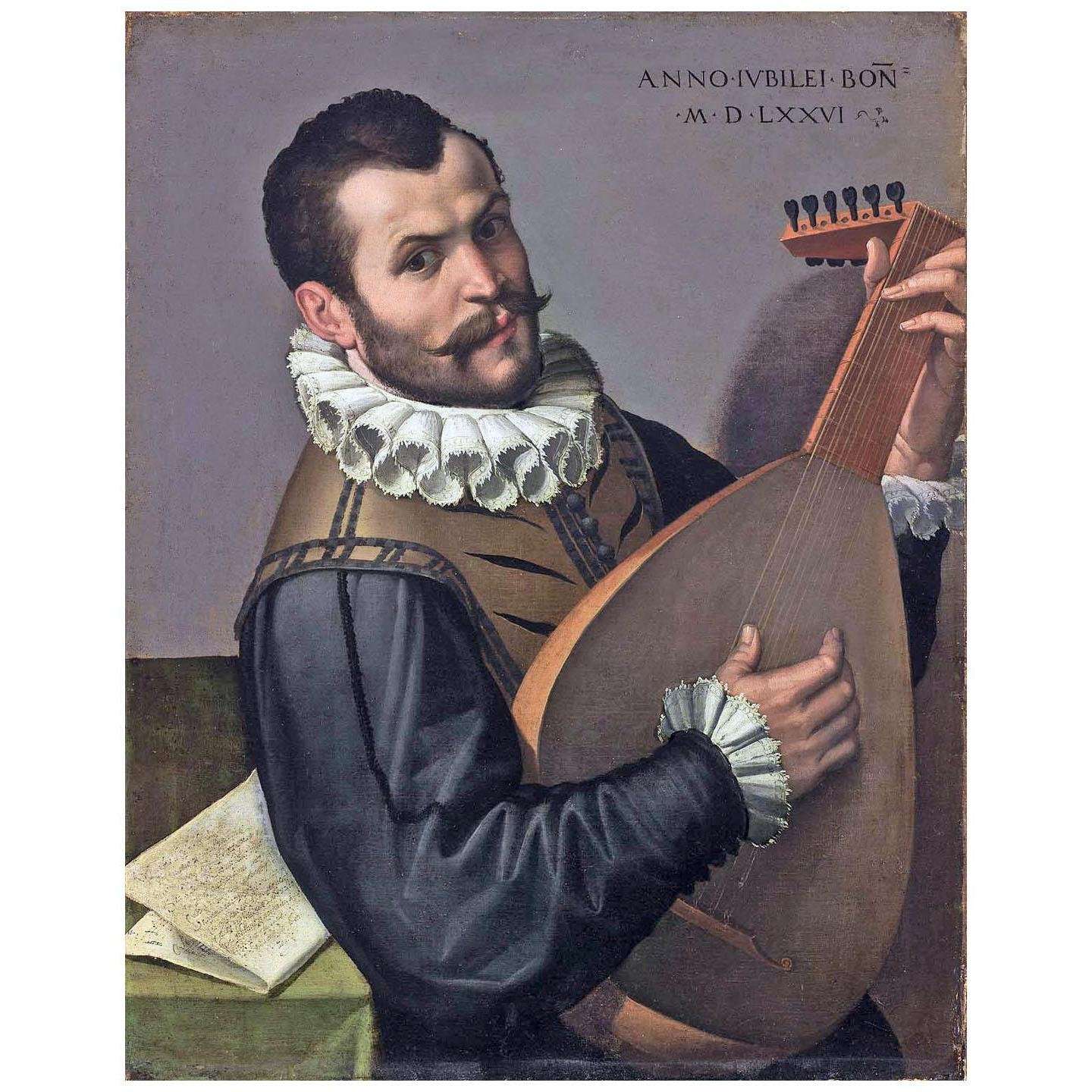  Bartolomeo Passarotti. Suonatore di liuto. 1576. Museum of Fine Arts Boston