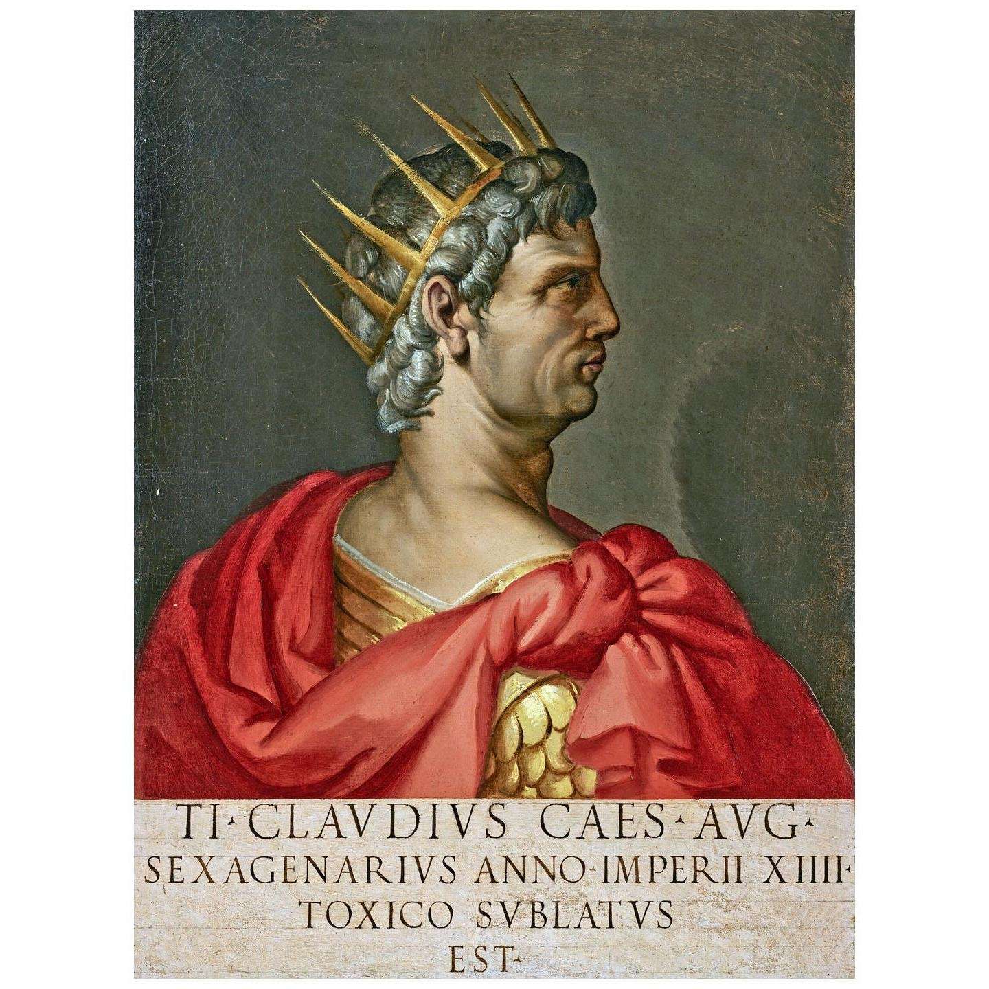  Bartolomeo Passarotti. Imperatore Claudio. 1580. Collezione sconosciuta