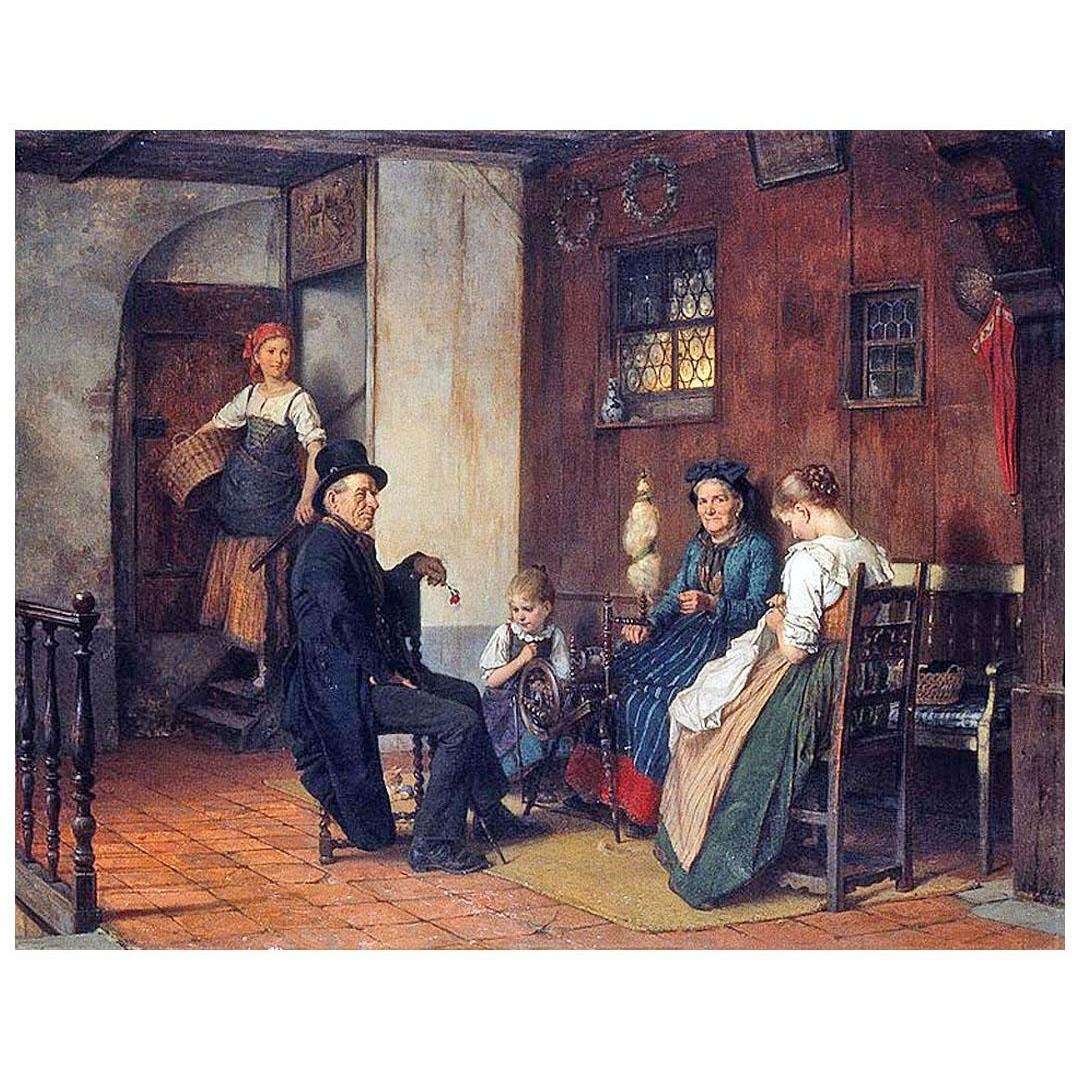  Benjamin Vautier. L'entremetteur. 1886