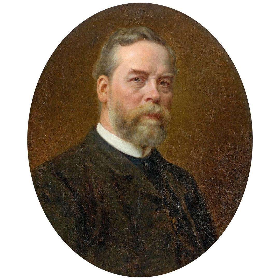  Benjamin Vautier. Autoportrait. 1888