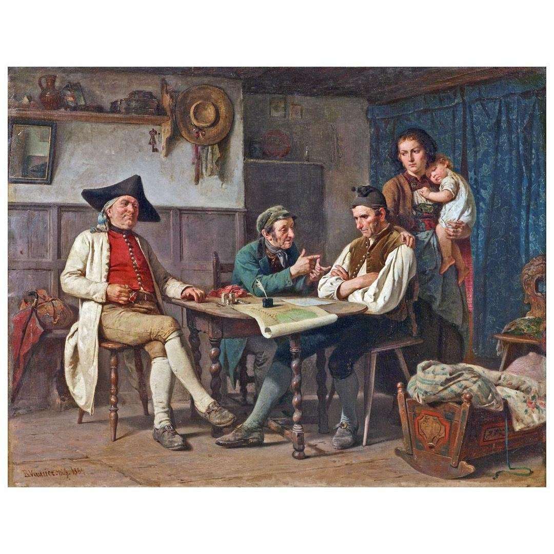  Benjamin Vautier. Courtier et agriculteur.1864