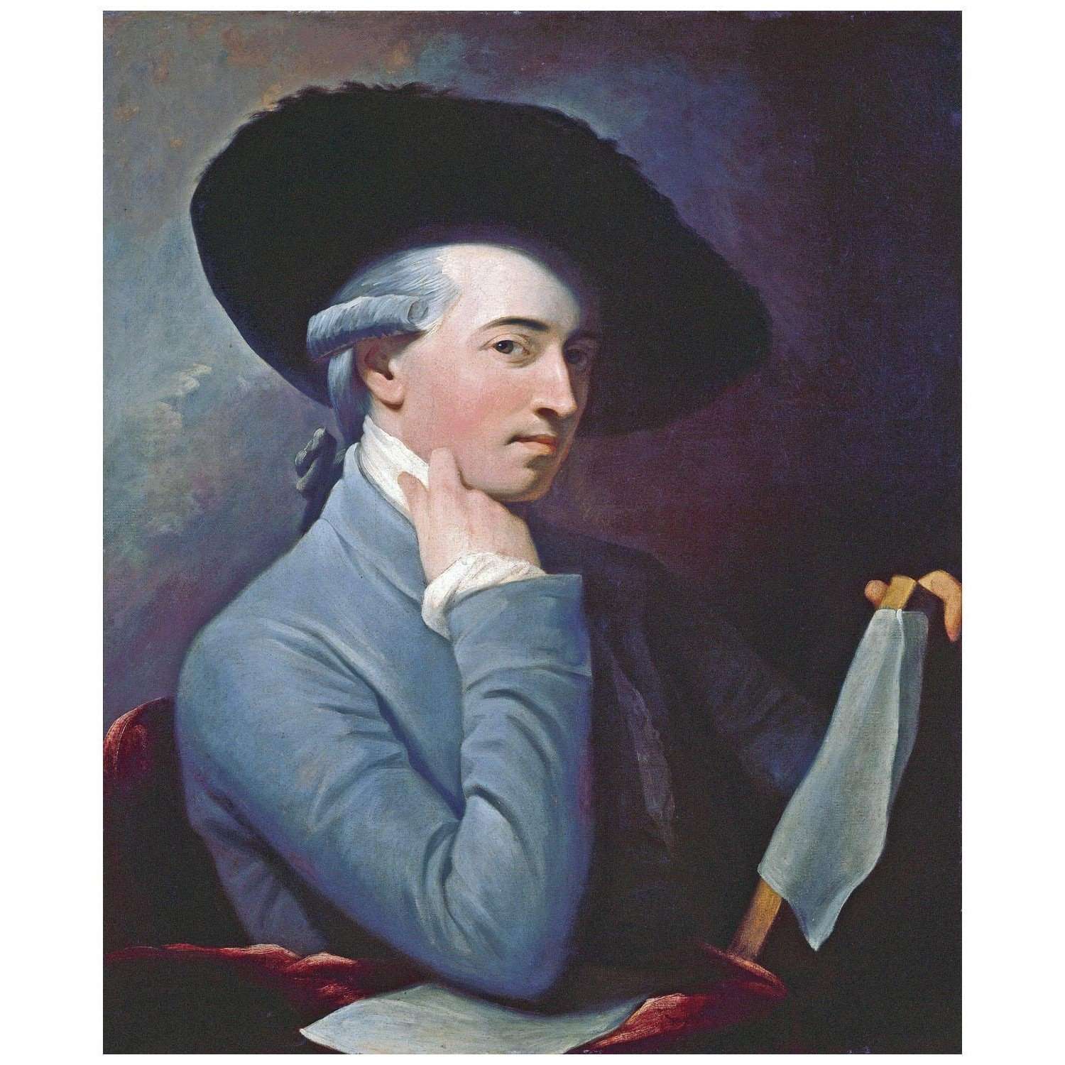  Benjamin West. Self-Portrait. 1770. NGA Washington