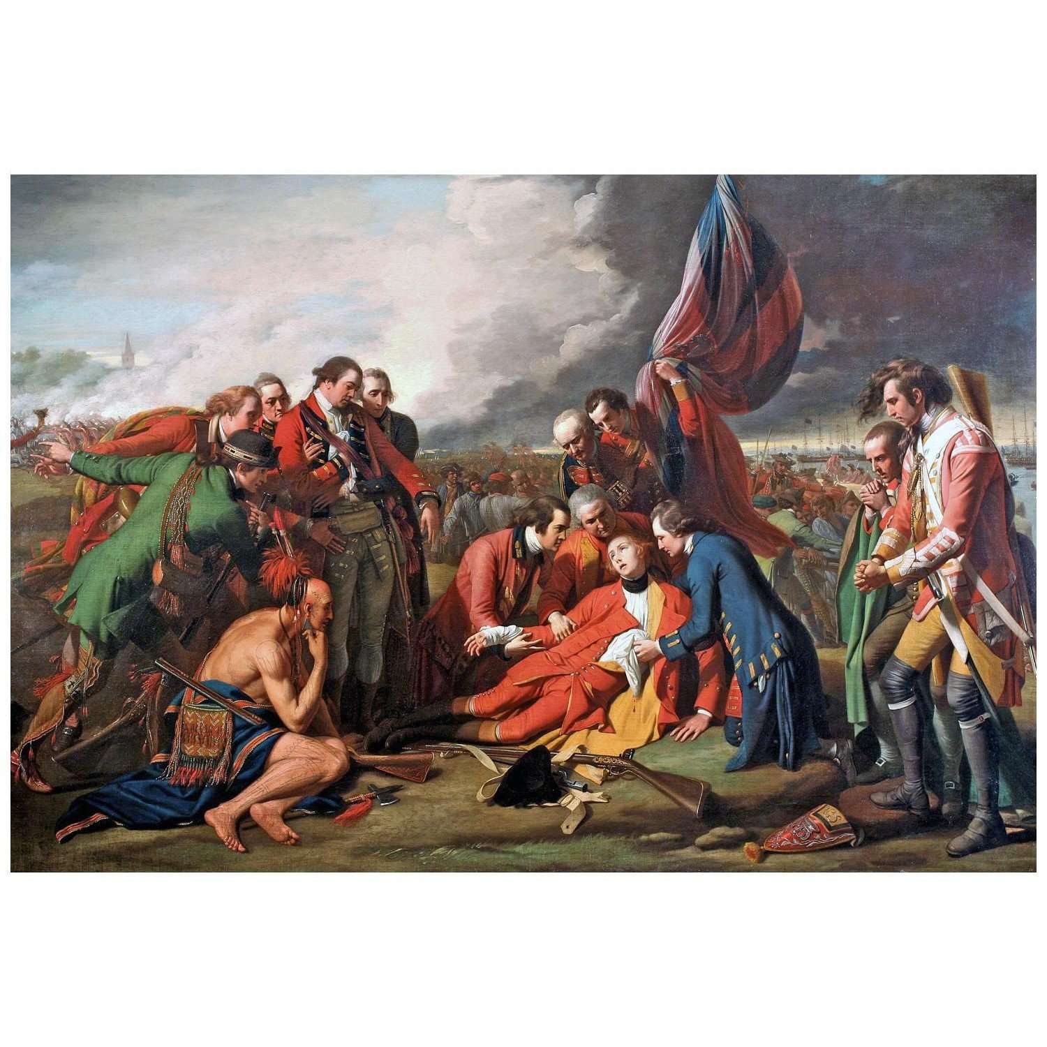  Benjamin West. The Death of General Wolfe. 1770. NGC Ottawa