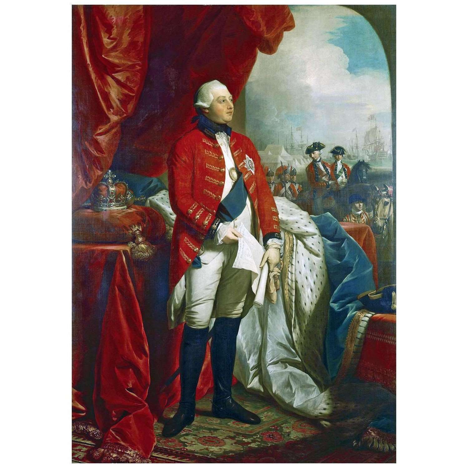  Benjamin West. George III. 1779. Buckingham Palace London