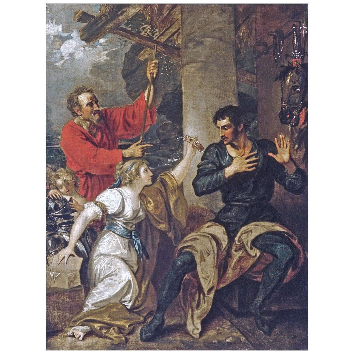  Benjamin West. The Damsel and Orlando. 1793. Metropolitan Museum. New York
