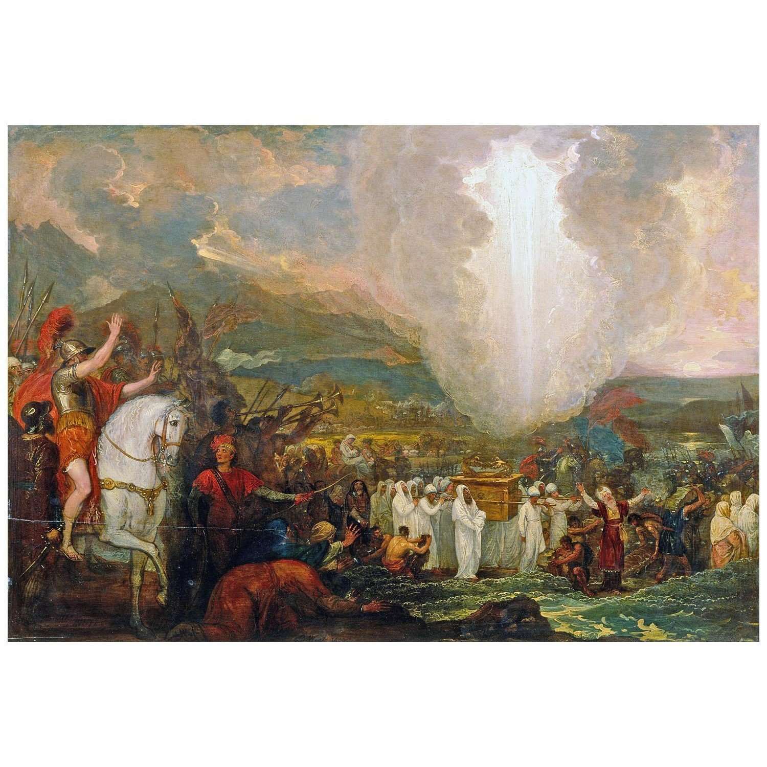  Benjamin West. Joshua passing the River Jordan. 1800. Art Gallery New South Wales