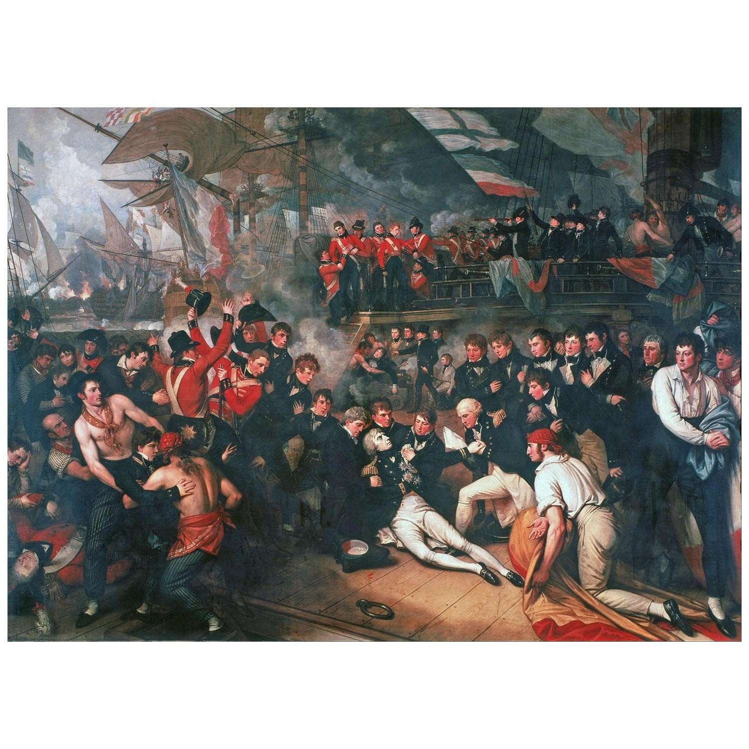  Benjamin West. The Death of Nelson. 1806. Walker Art Gallery London