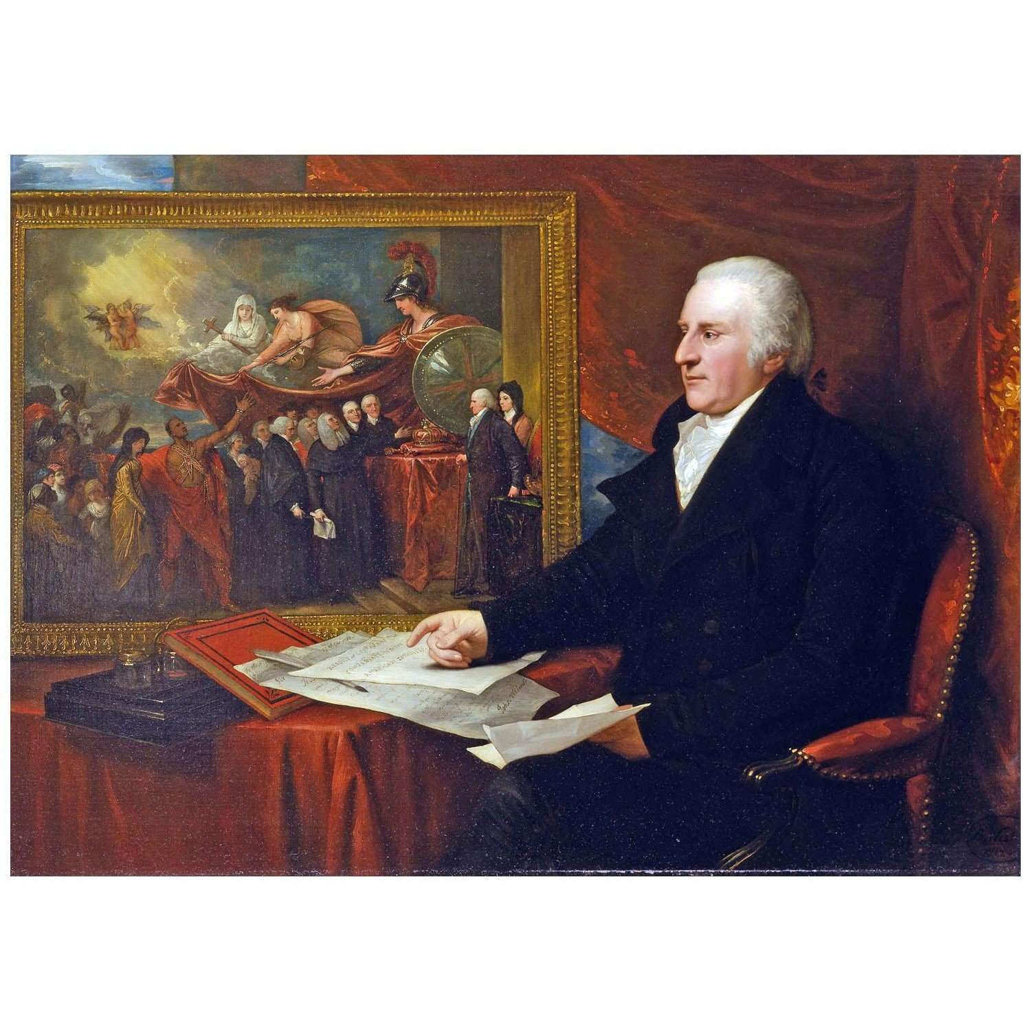  Benjamin West. John Eardley Wilmot. 1812. Yale Center for British Art