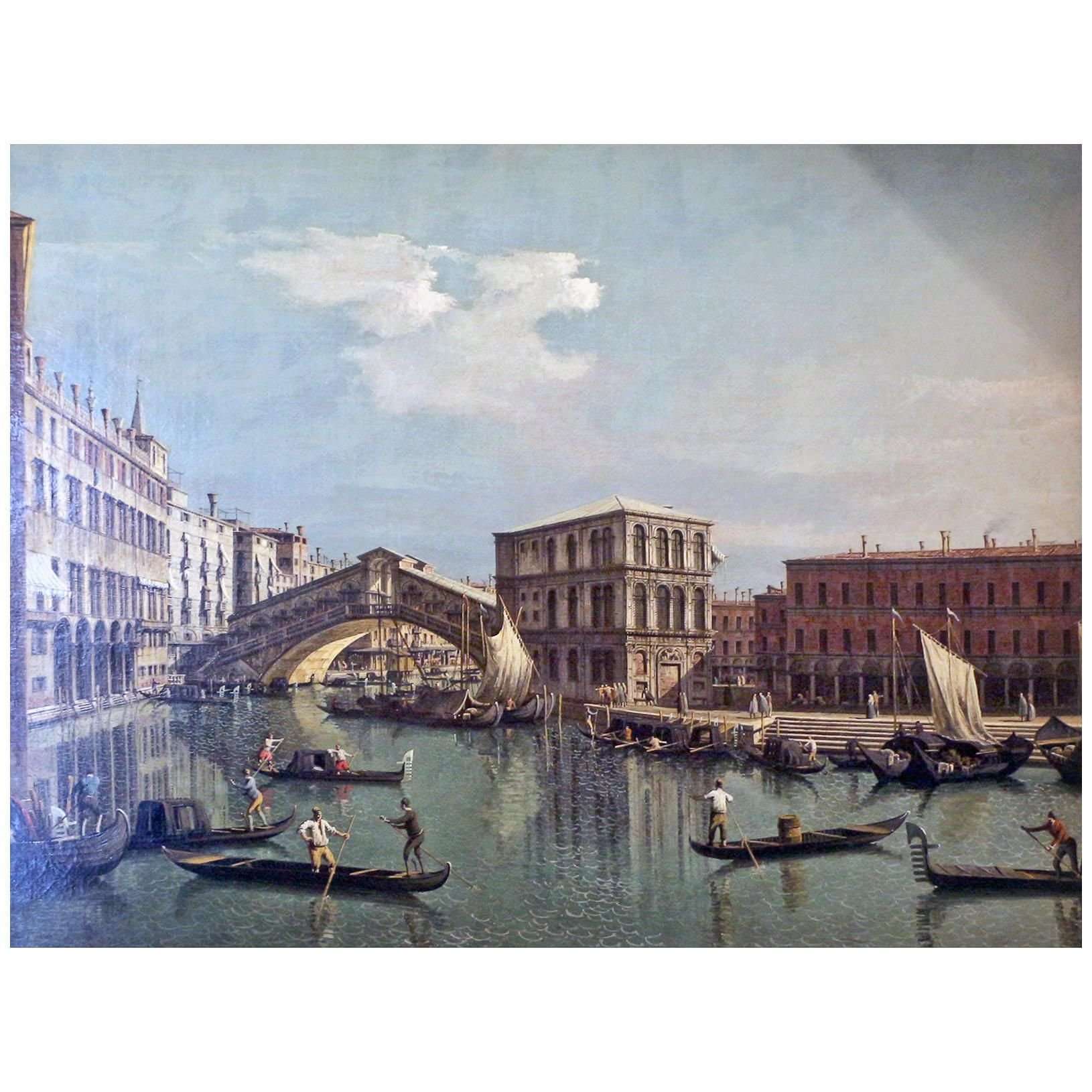  Bernardo Bellotto. Il ponte di rialto. 1739-1742. Louvre Paris