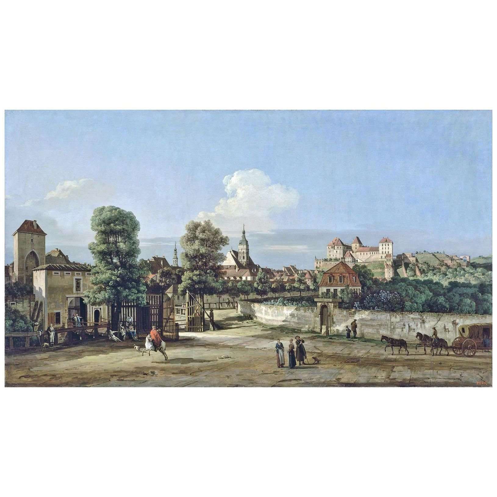  Bernardo Bellotto. Vista di Pirna da ovest. 1751-1760. Hermitage Museum St Petersburg