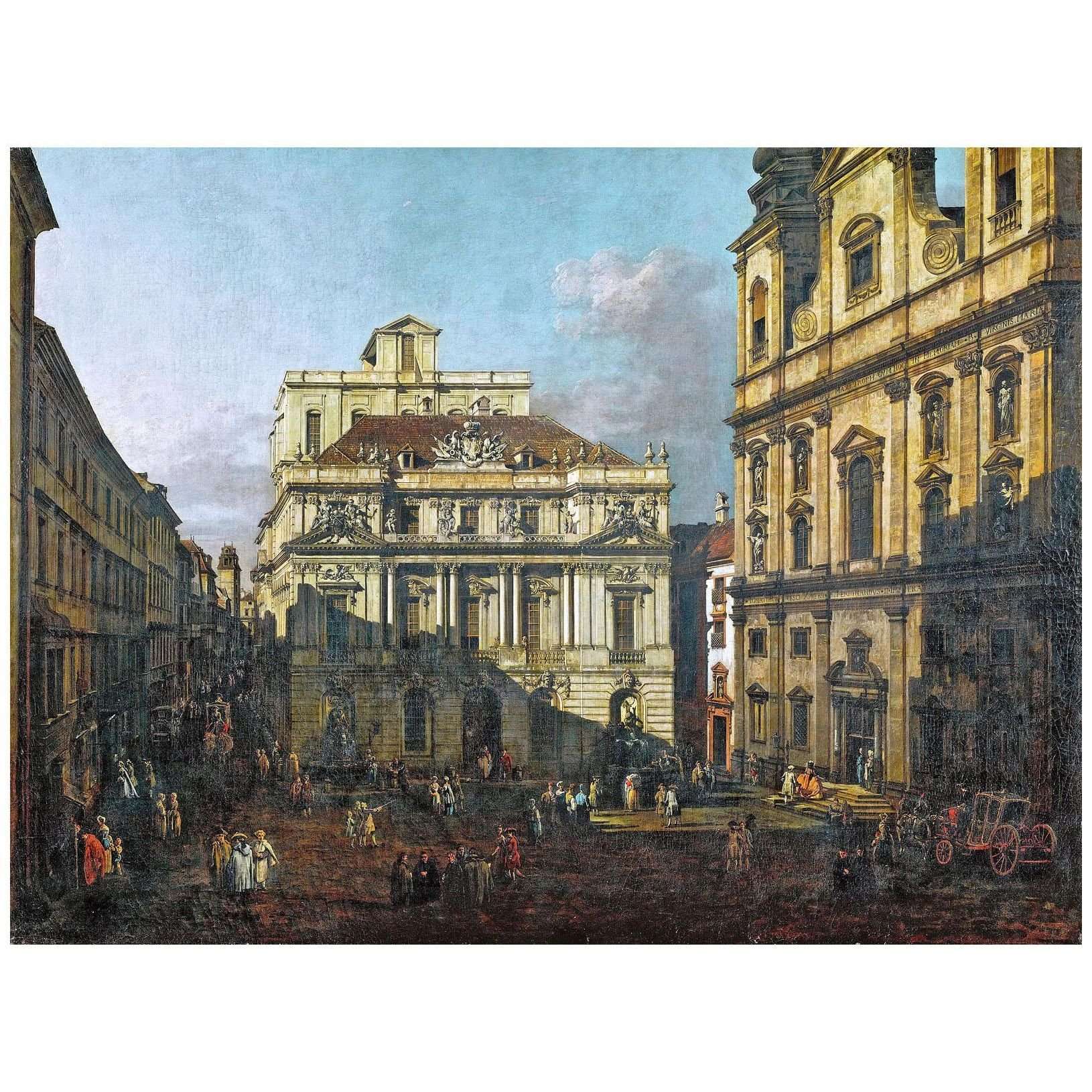  Bernardo Bellotto. Universitatsplatz di Vienna. 1759. KHM Wien