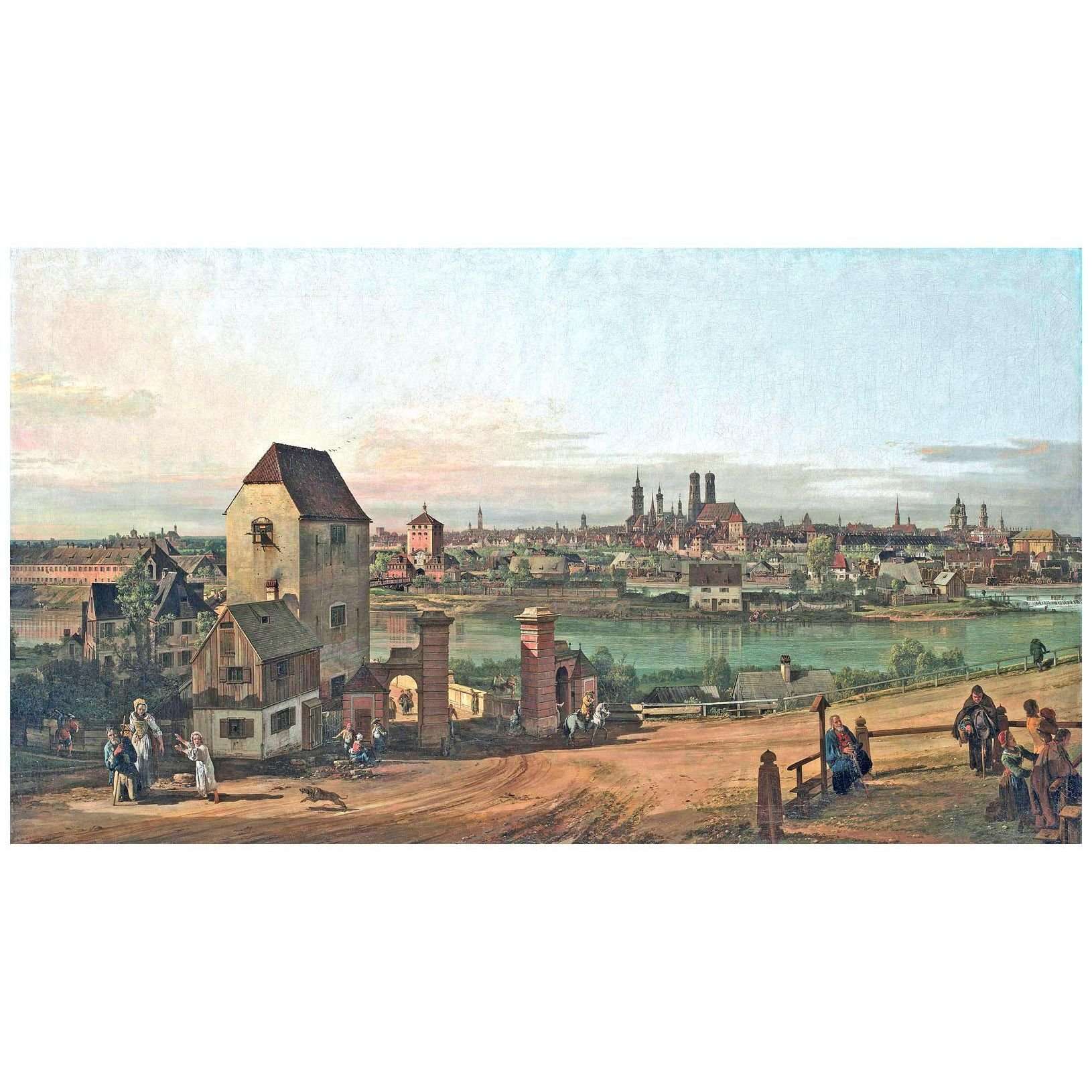  Bernardo Bellotto. Munchen da Heidhausen. 1761. Alte Pinakothek Munchen
