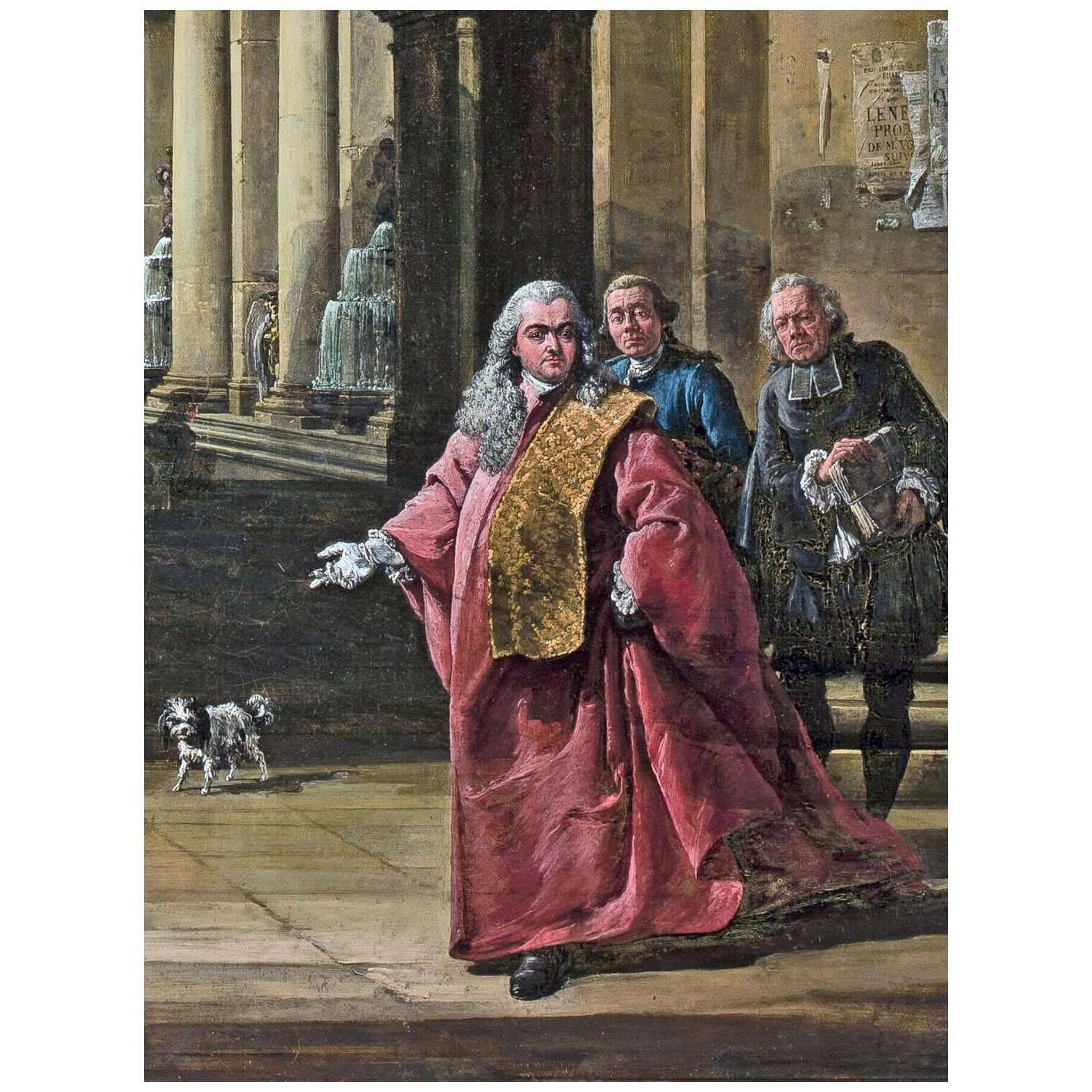  Bernardo Bellotto. Autoritratto in costume da procuratore veneziano. 1765