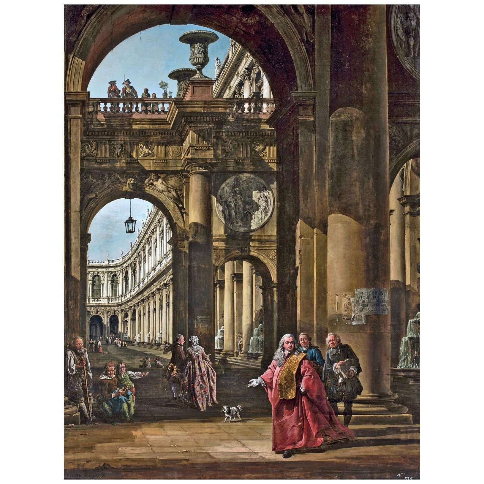  Bernardo Bellotto. Capriccio architettonico. 1765. Muzeum Narodowe, Warszawa