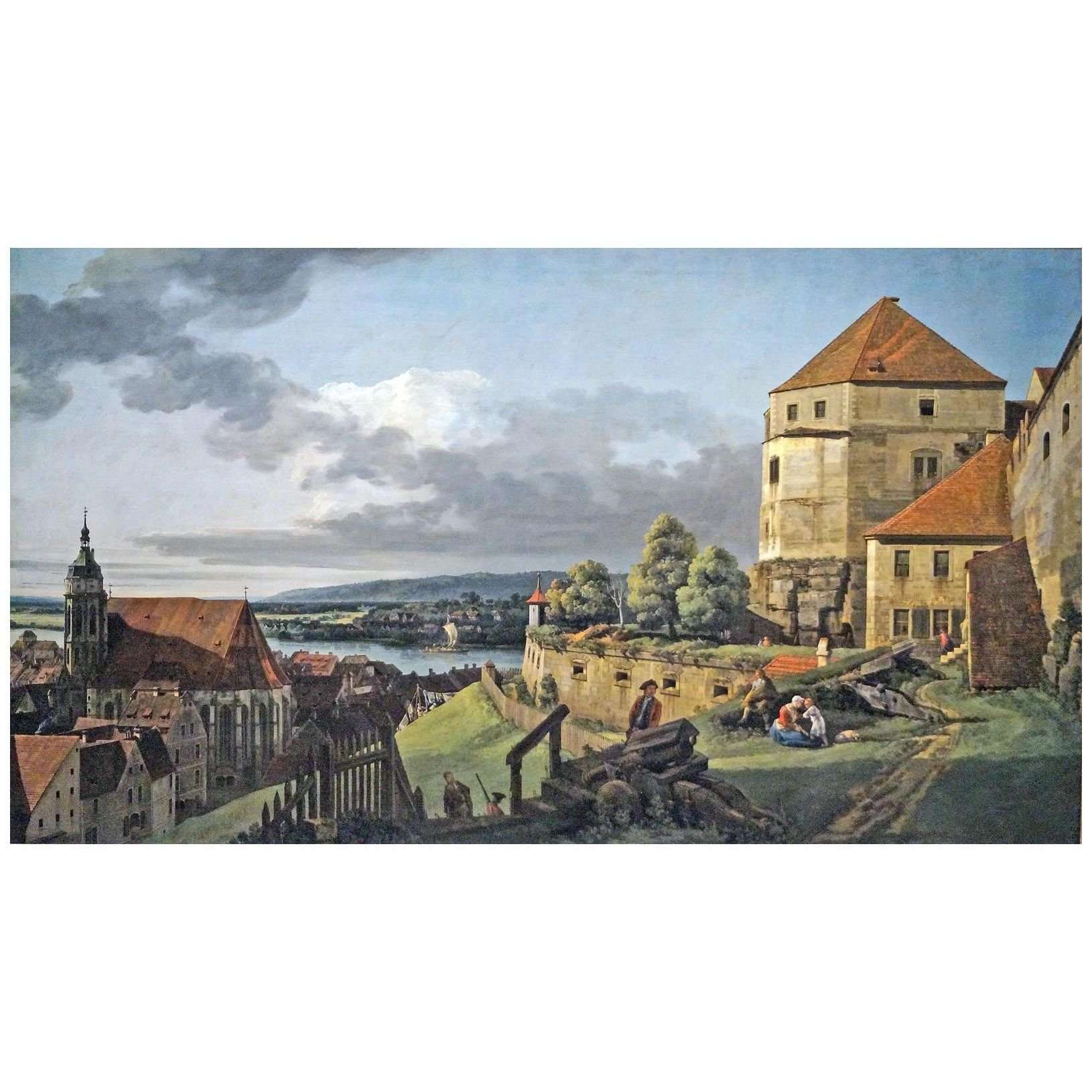  Bernardo Bellotto. Vista di Pirna dalla Fortezza di Sonnenstein. 1750s. Pushkin Museum Moscow