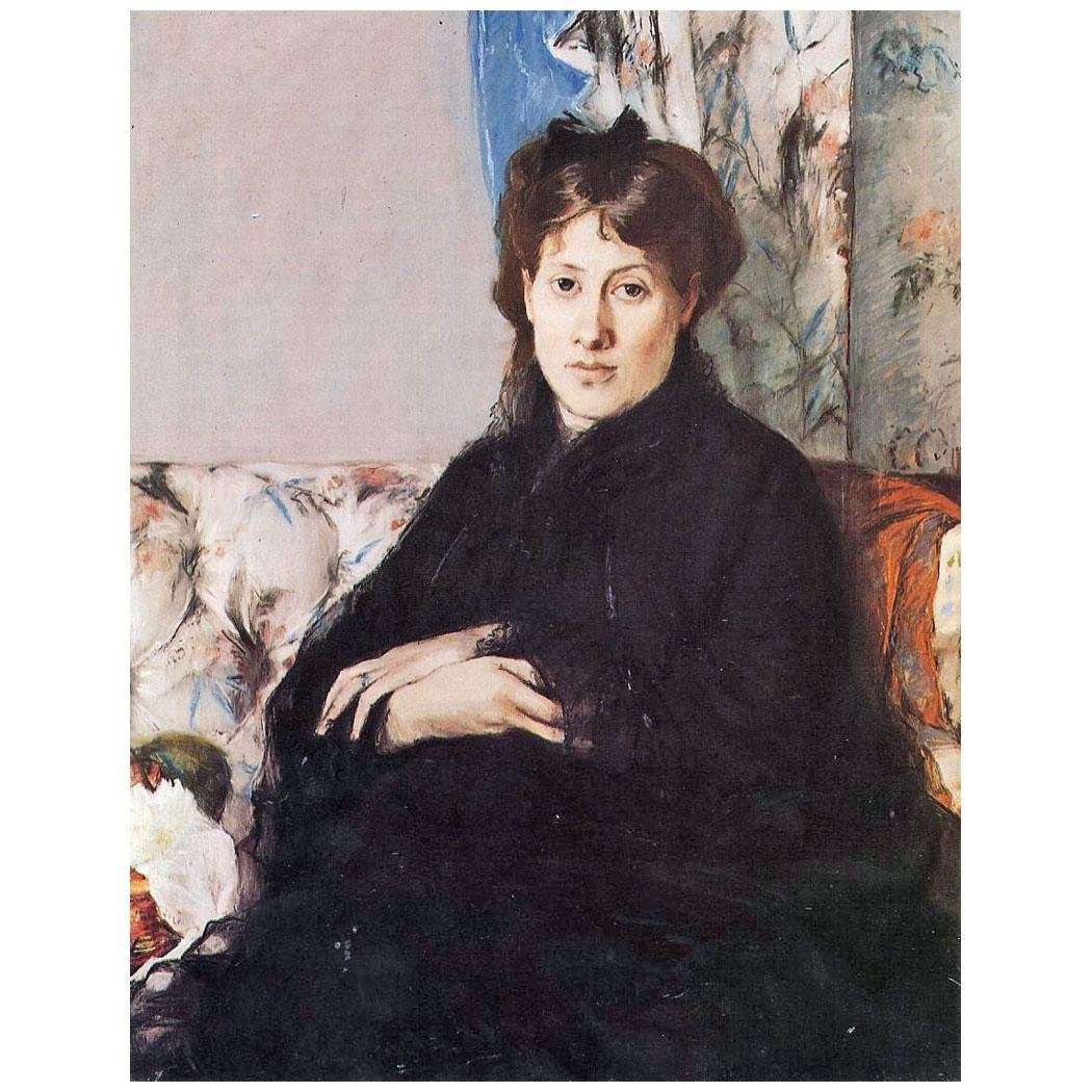  Berthe Morisot. Portrait de femme. 1871. Musee dOrsay