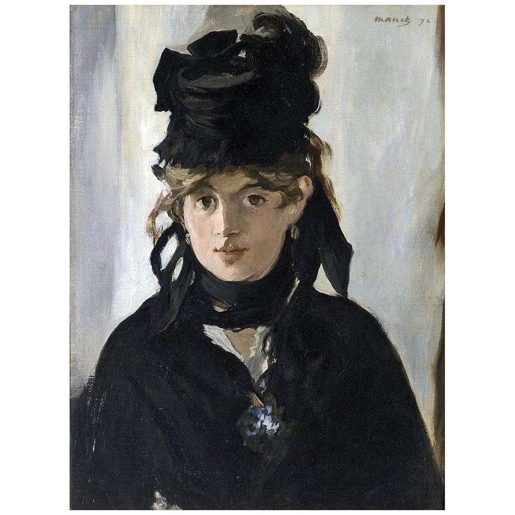  Edouard Manet. Berthe Morisot au bouquet de violettes. 1872
