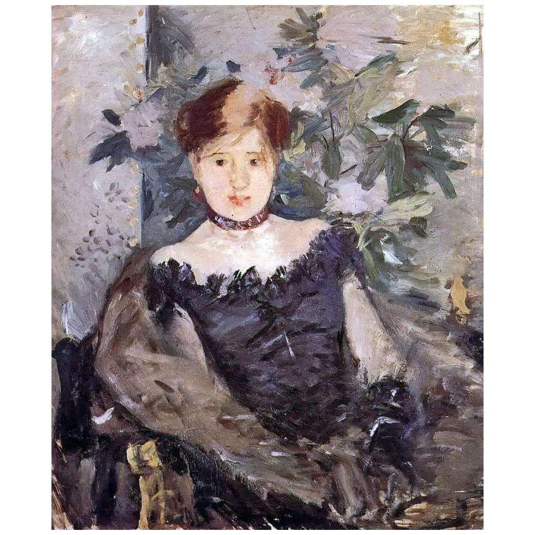  Berthe Morisot. Dame en noir. 1878. National Gallery, Doublin