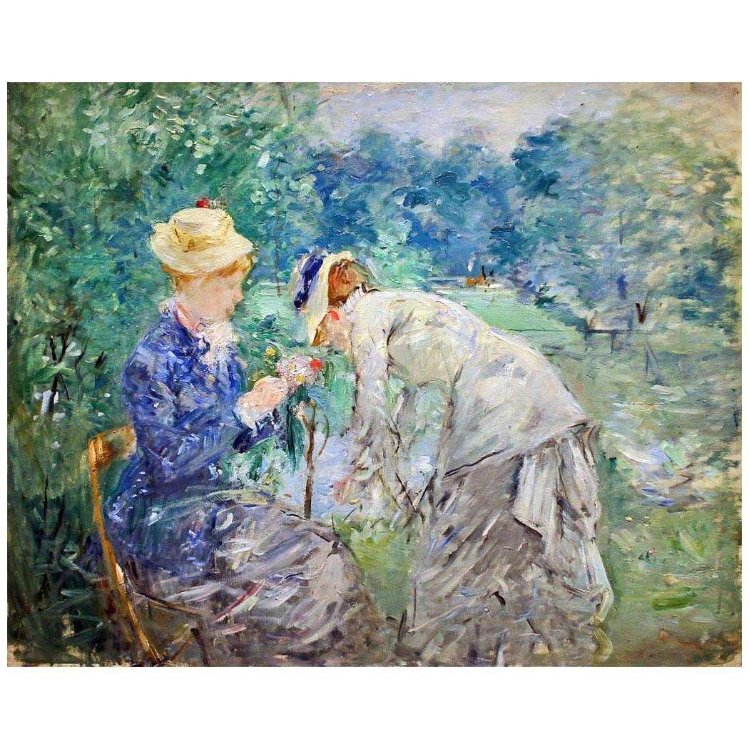  Berthe Morisot. Dans le Bois de Boulogne. 1880. Nationalgallery, Stockholm