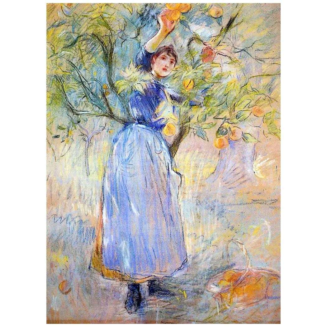  Berthe Morisot. Cueilleuse d'oranges. 1889. Mus?e dart et dhistoire de Provence