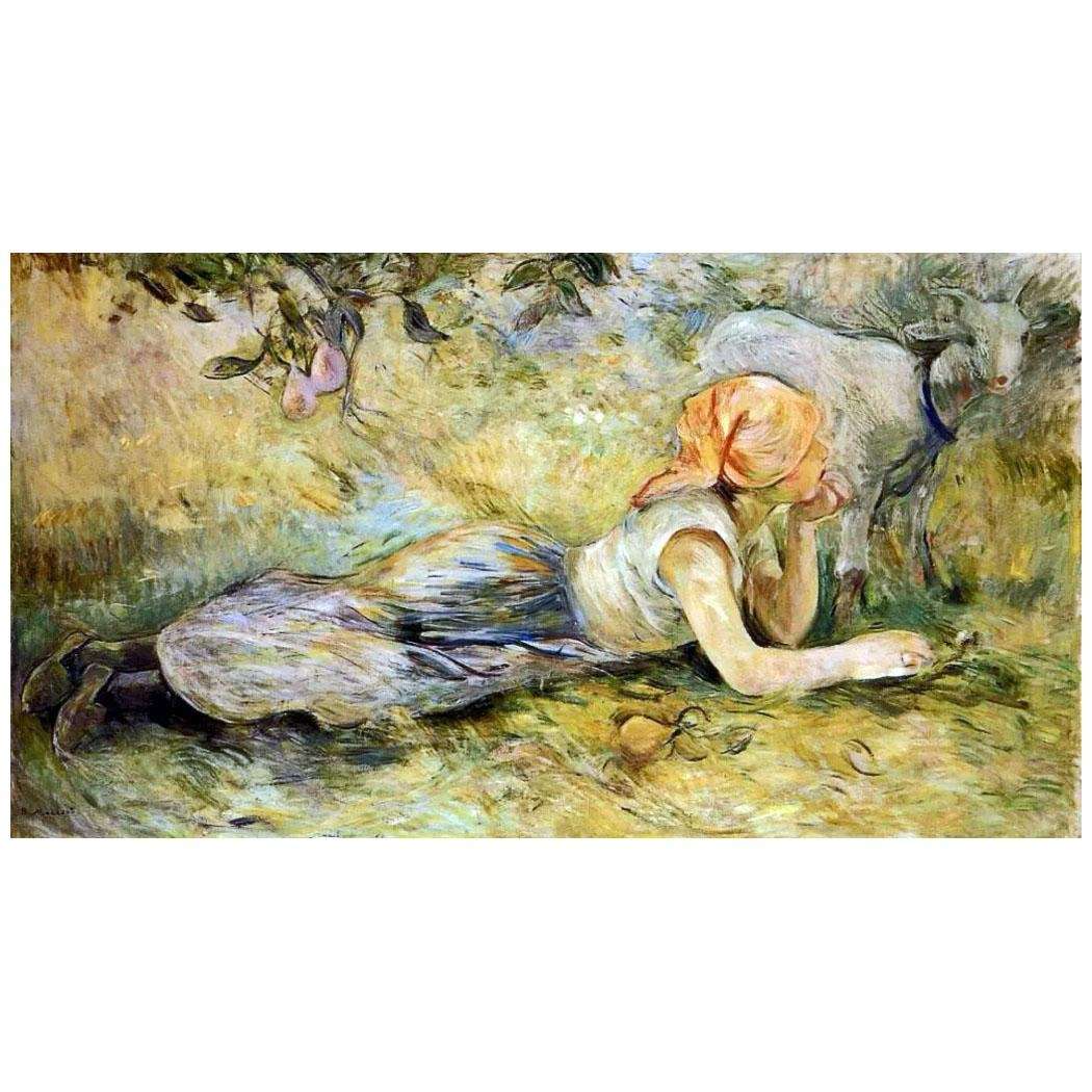  Berthe Morisot. Bergere se trouve. 1891. Musee Marmottan Monet, Paris