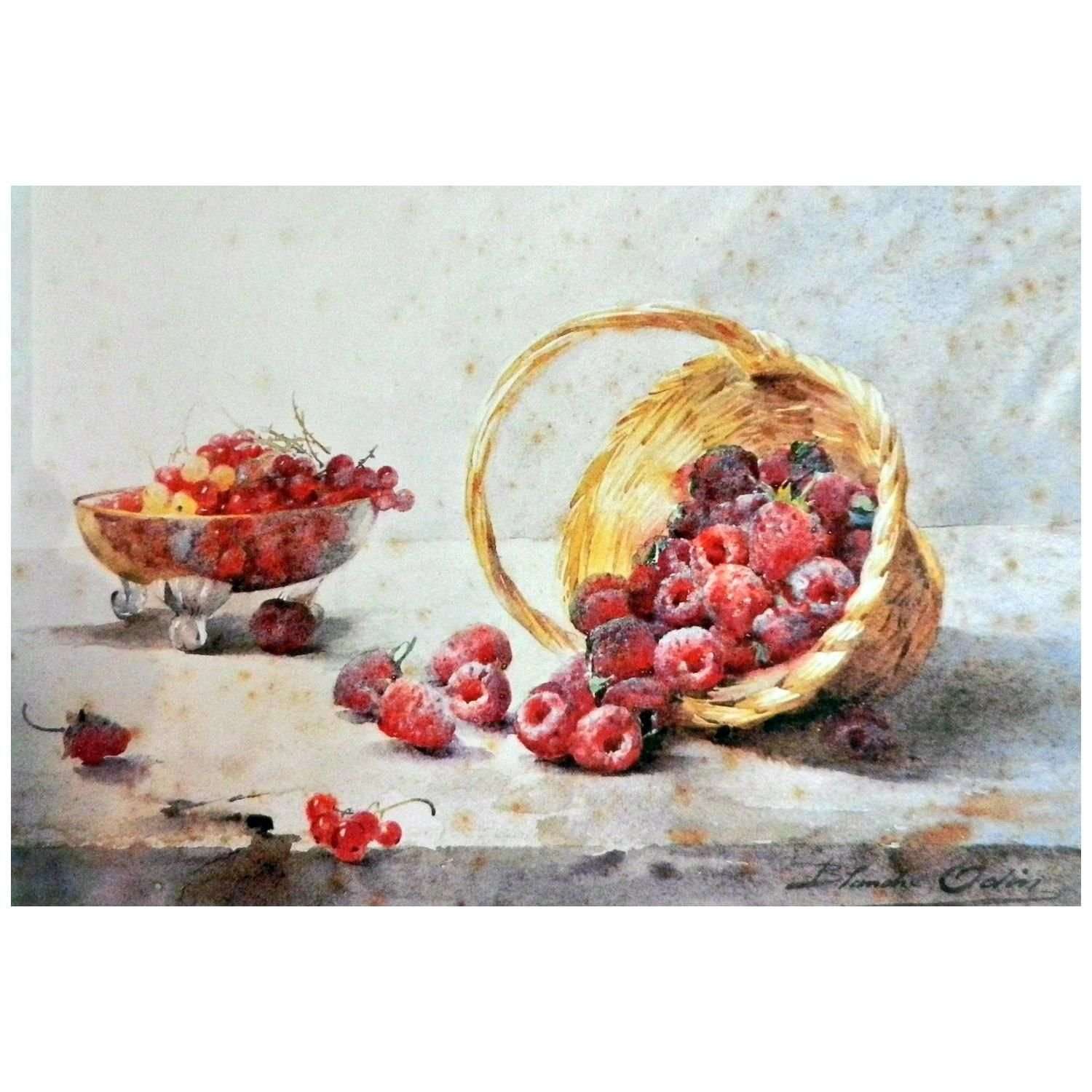  Blanche Odin. Groseille et framboise. Mus?e Salies, Bagn?res-de-Bigorre