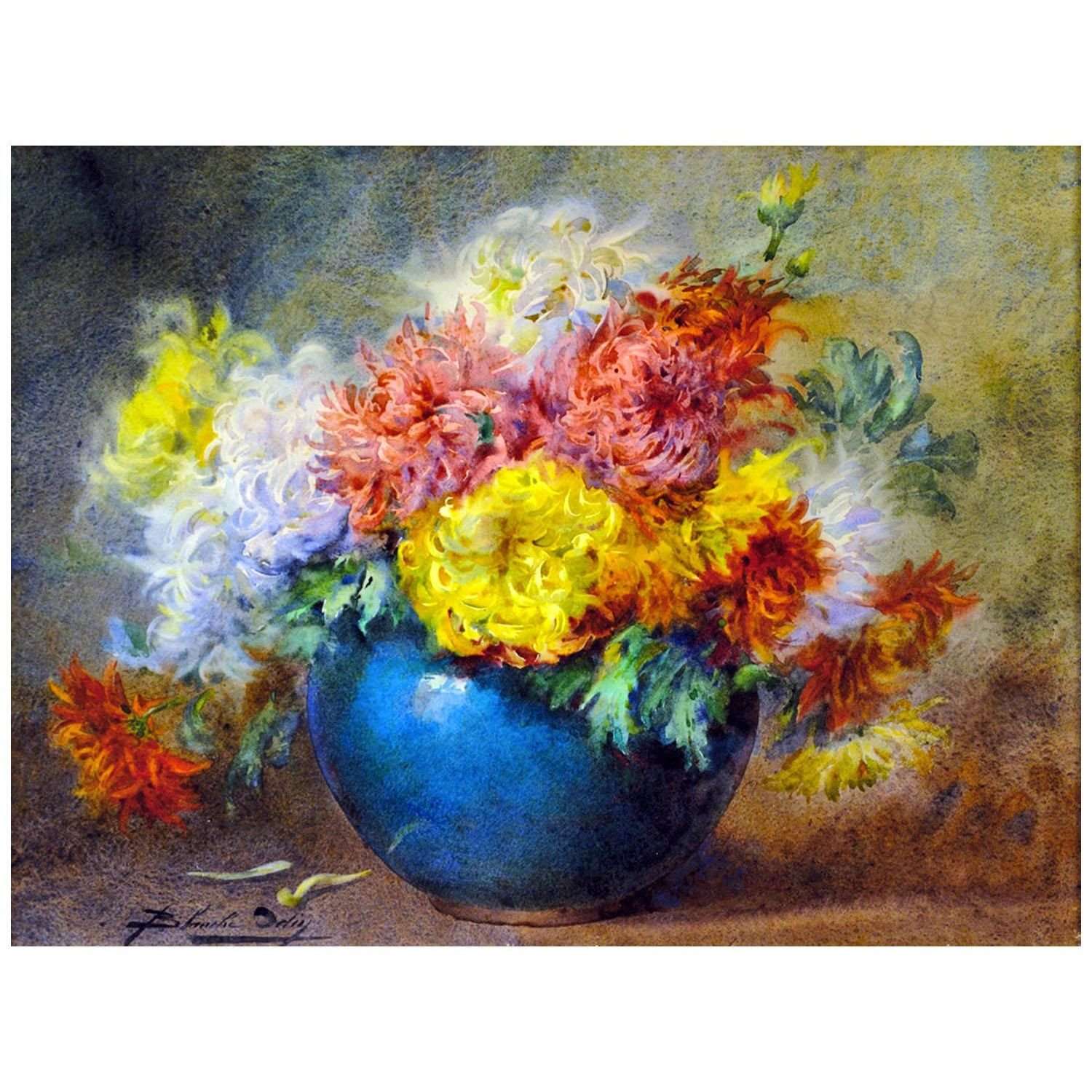  Blanche Odin. Les Chrysantemes. Private collection