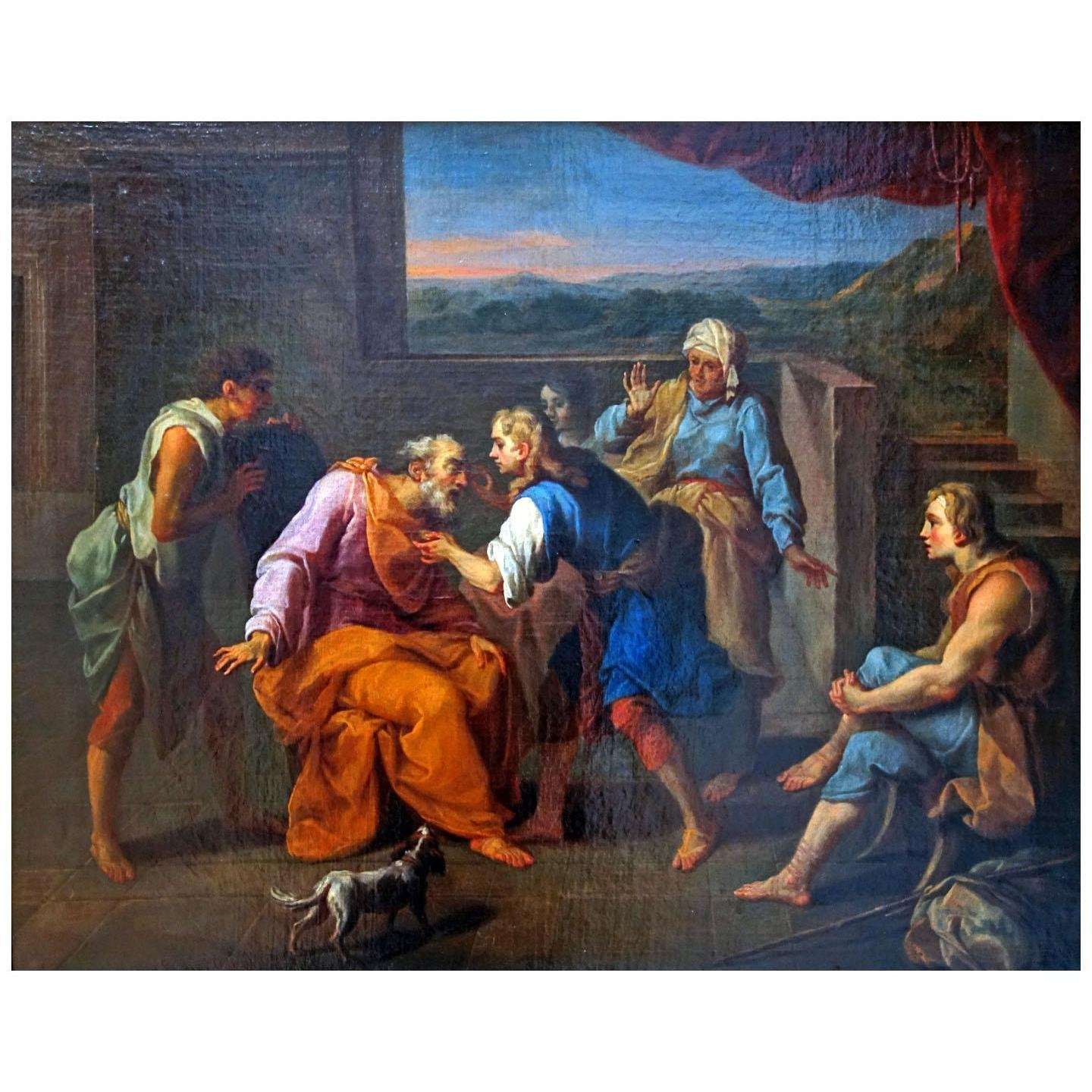  Bon Boullogne. Tobie gu?rissant son p?re. 1705. PdBA de Lille