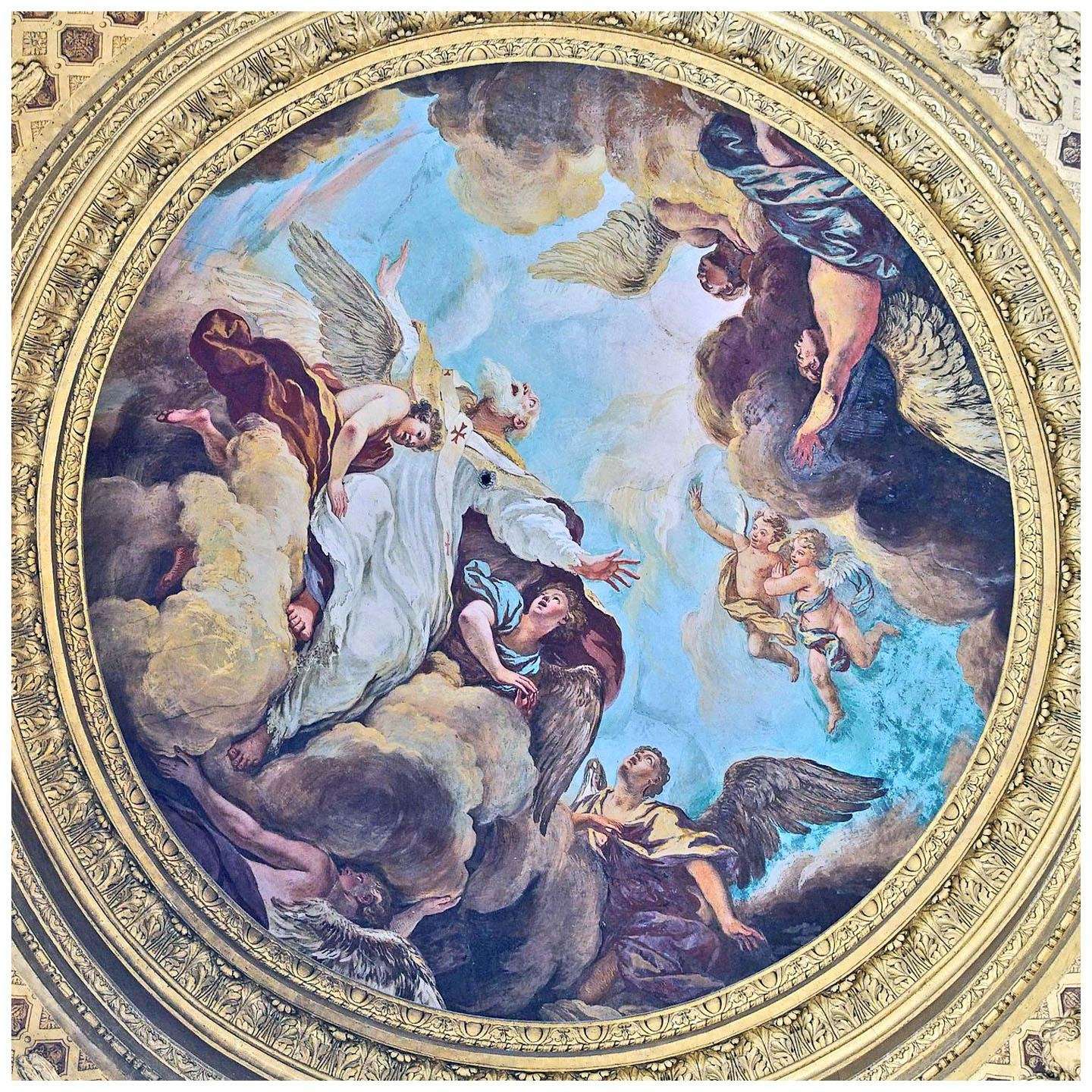 Bon Boullogne. Coupole de la chapelle S.Ambroise, dans le D?me des Invalides.