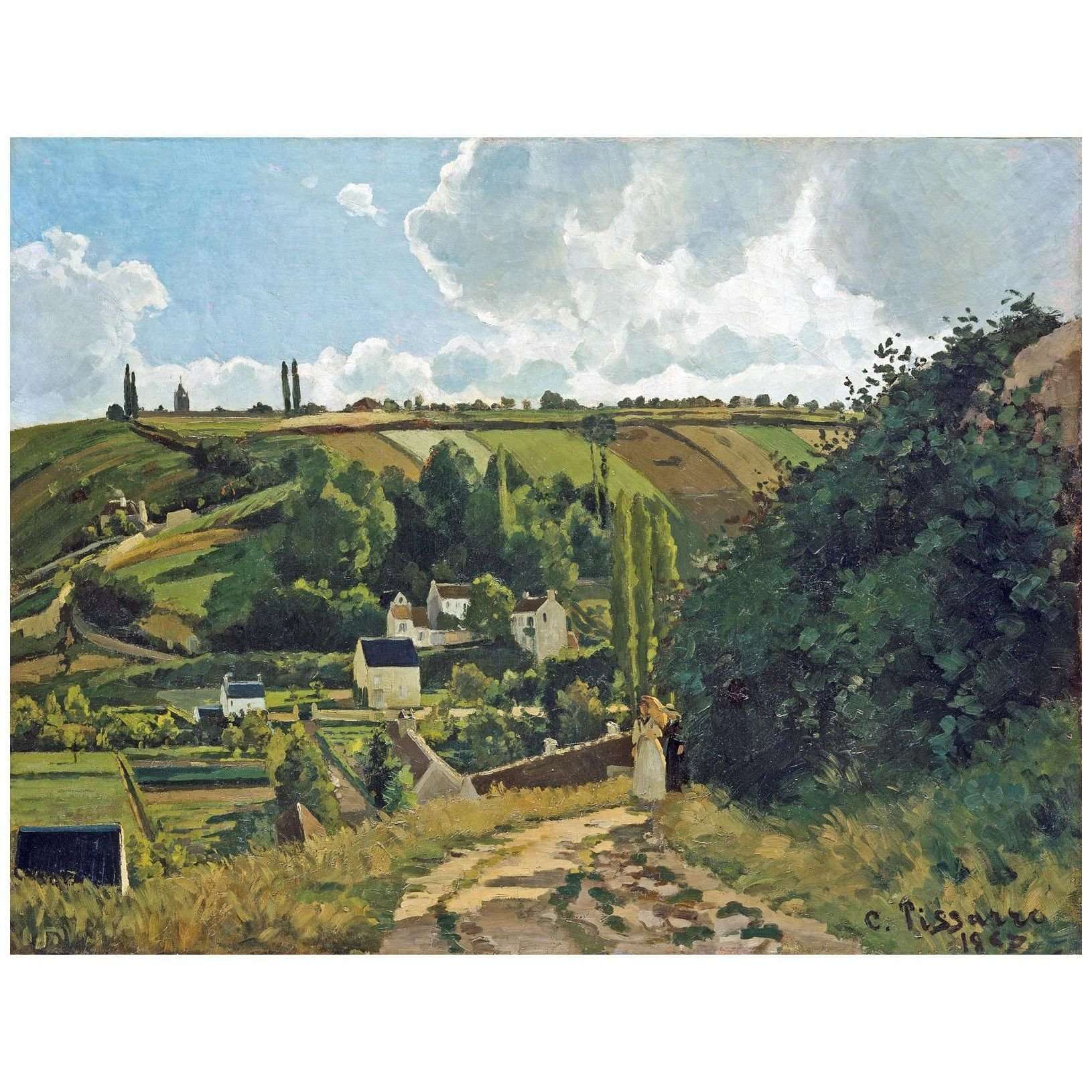  Camille Pissarro. Colline de Jalais, Pontoise. 1867. Metropolitan Art Museum NY