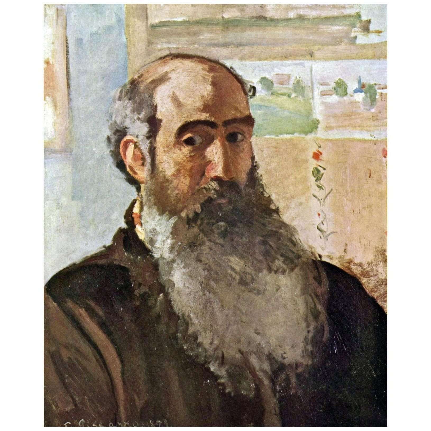  Camille Pissarro. Autoportrait. 1873. Musee dOrsay Paris