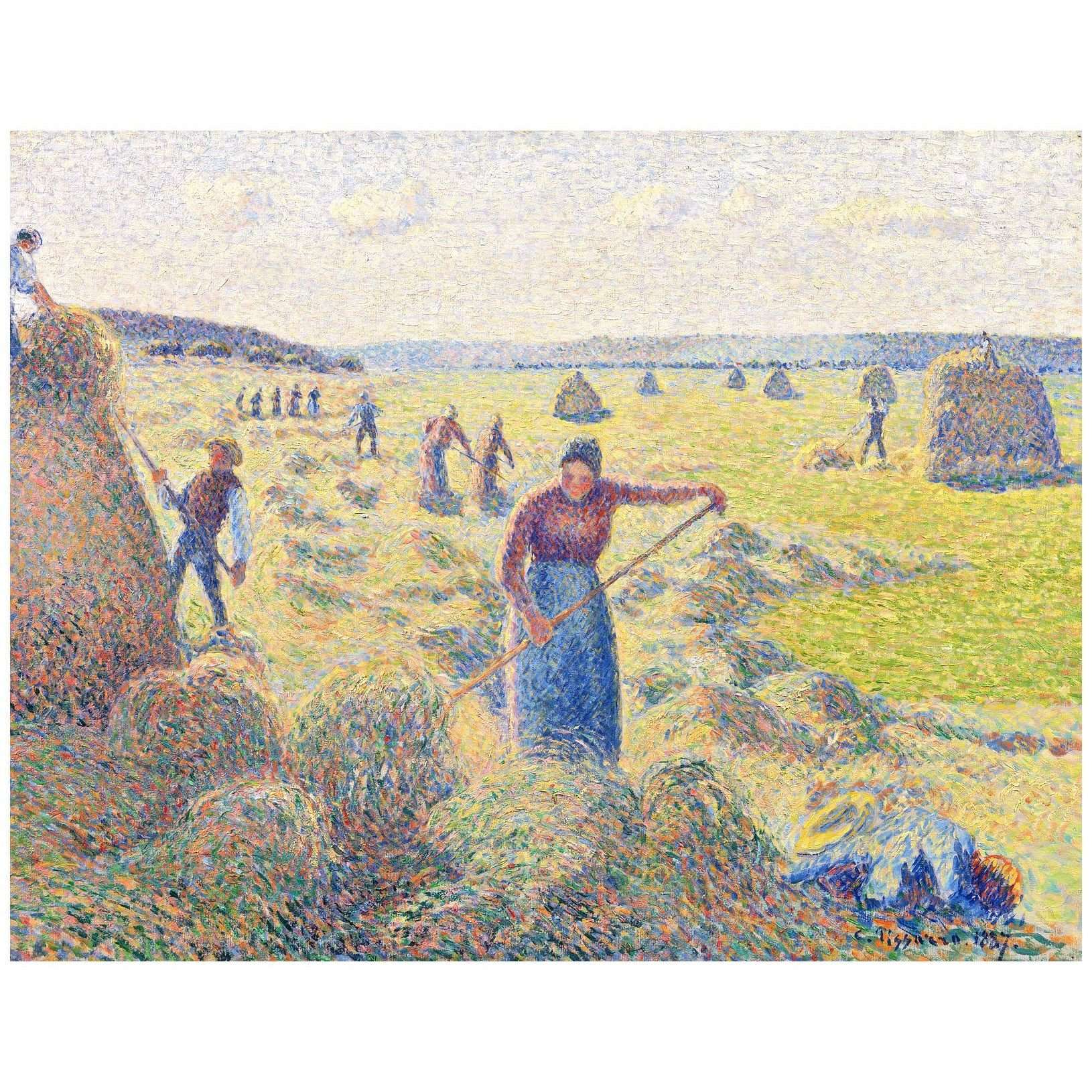  Camille Pissarro. La R?colte des Foins. 1887. Van Gogh Museum Amsterdam