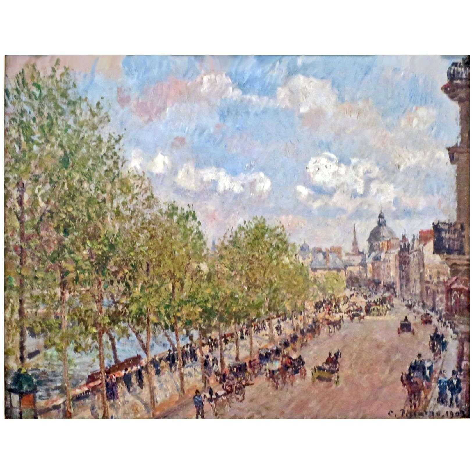  Camille Pissarro. Quai Malaquais. 1903. Hermitage Museum