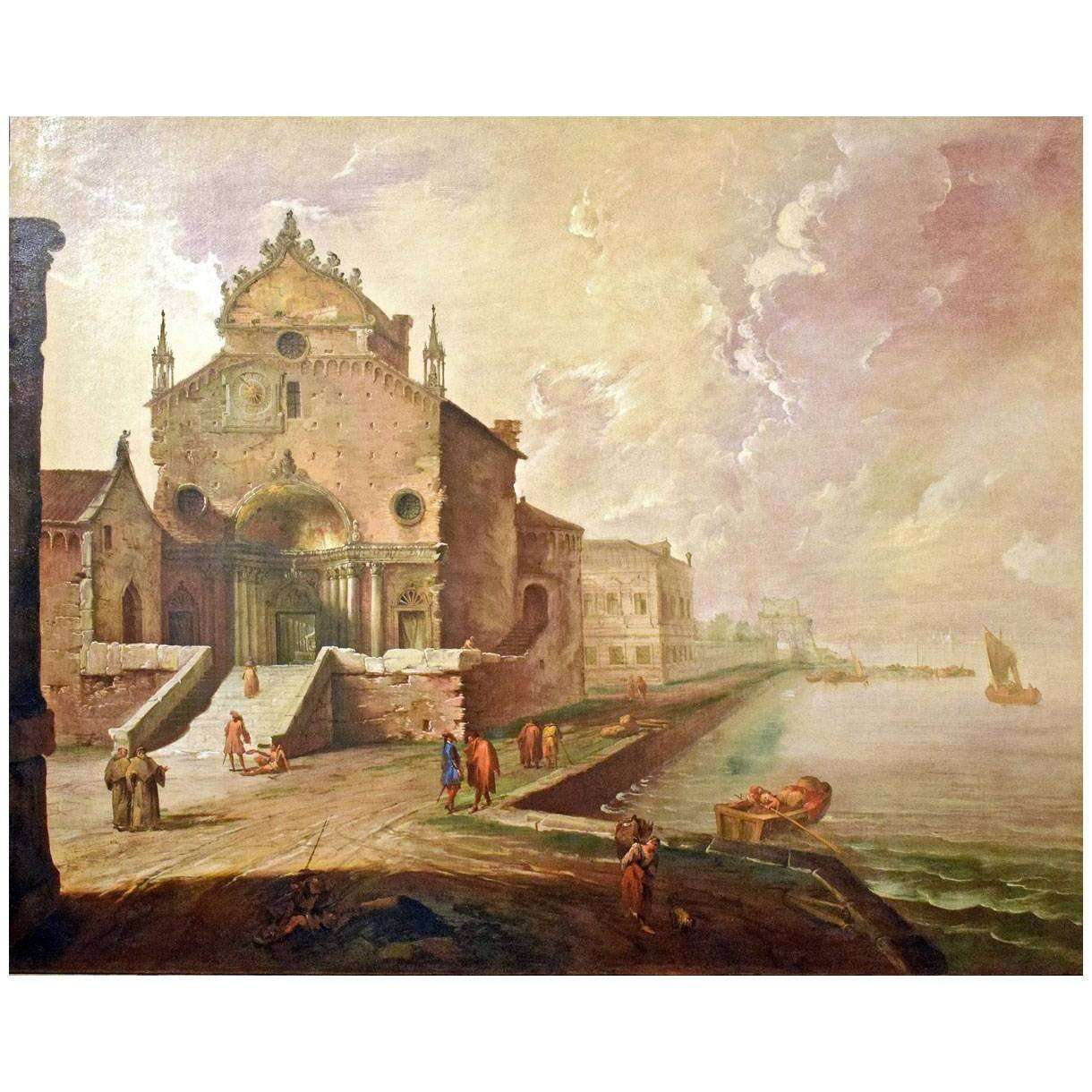  Canaletto. Capriccio gotica. 1721. Palazzo Montanari Vicenza