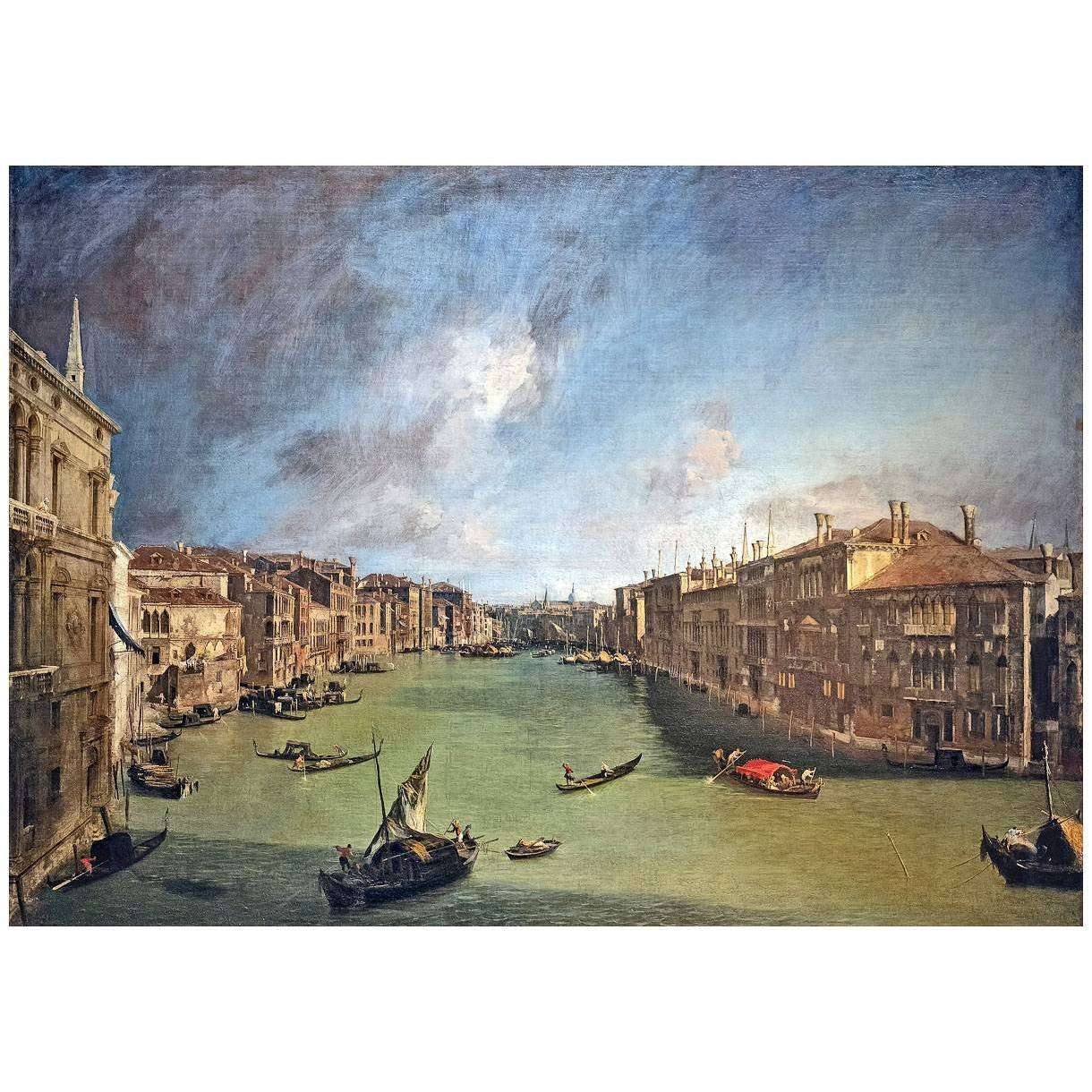  Canaletto. Canal Grande da Palazzo Balbi a Rialto. 1722. Ca Rezzonico Venezia