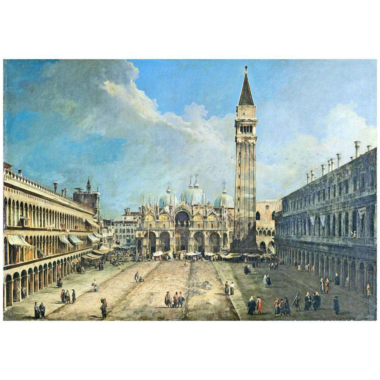  Canaletto. Piazza San Marco. 1723-1724. Thyssen-Bornemisza Museum Madrid