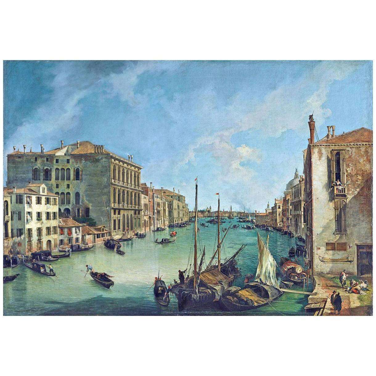  Canaletto. Canal Grande. 1723-1724. Thyssen-Bornemisza Museum Madrid